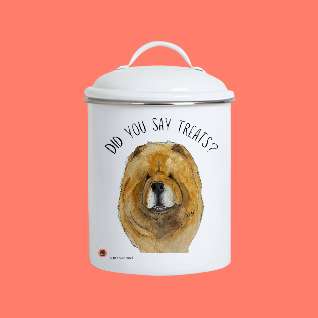 Chow Chow Treat Jar: Stylish Storage for Your Pup’s Snacks!