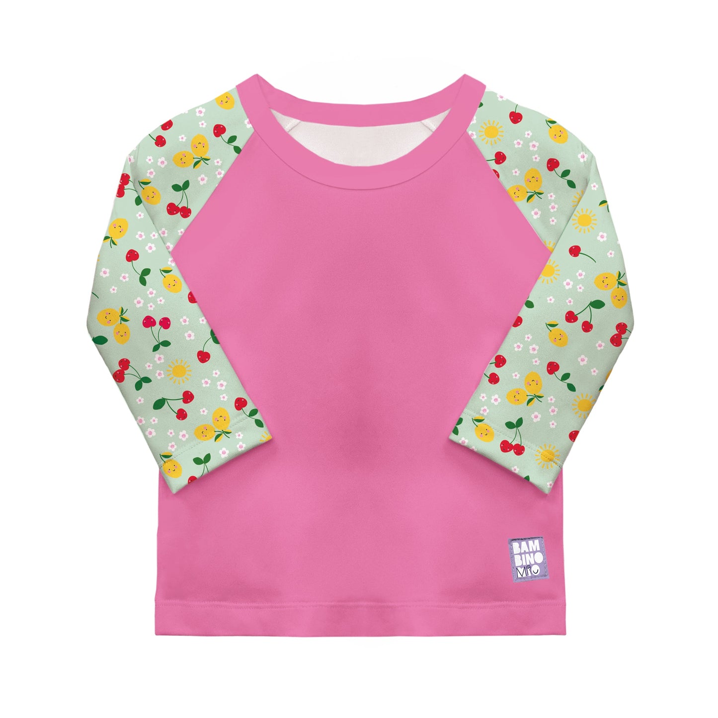 UPF 40+ Soft and Gentle Protective Swim Rash Vest in Juicy Fruit
