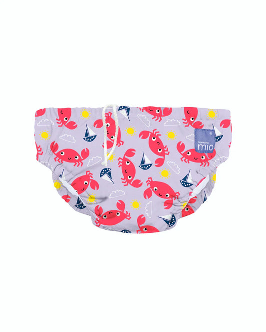 Reusable Swim Nappy in Crab Cove
