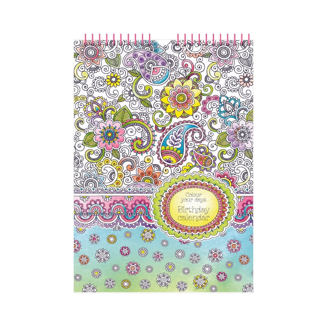 Colour Your Days - Birthday Calendar