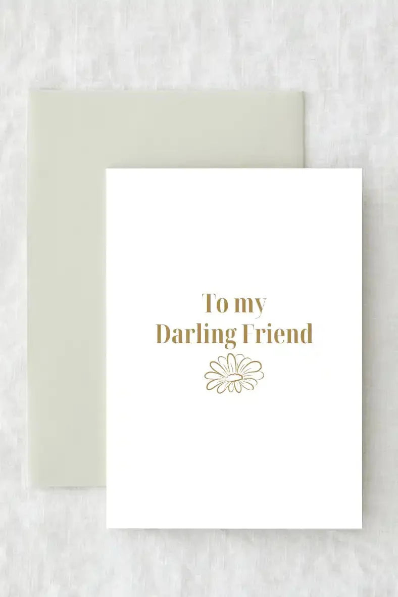 To My Darling Friend- Gift Card
