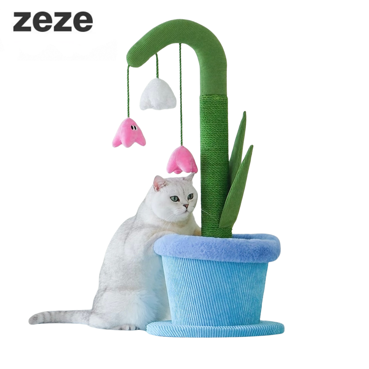 zeze Blooming Lily Cat Scratcher