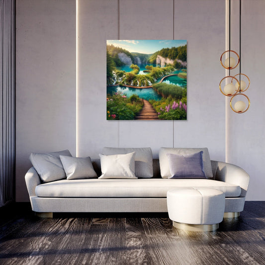 Plitvice Serenity Canvas