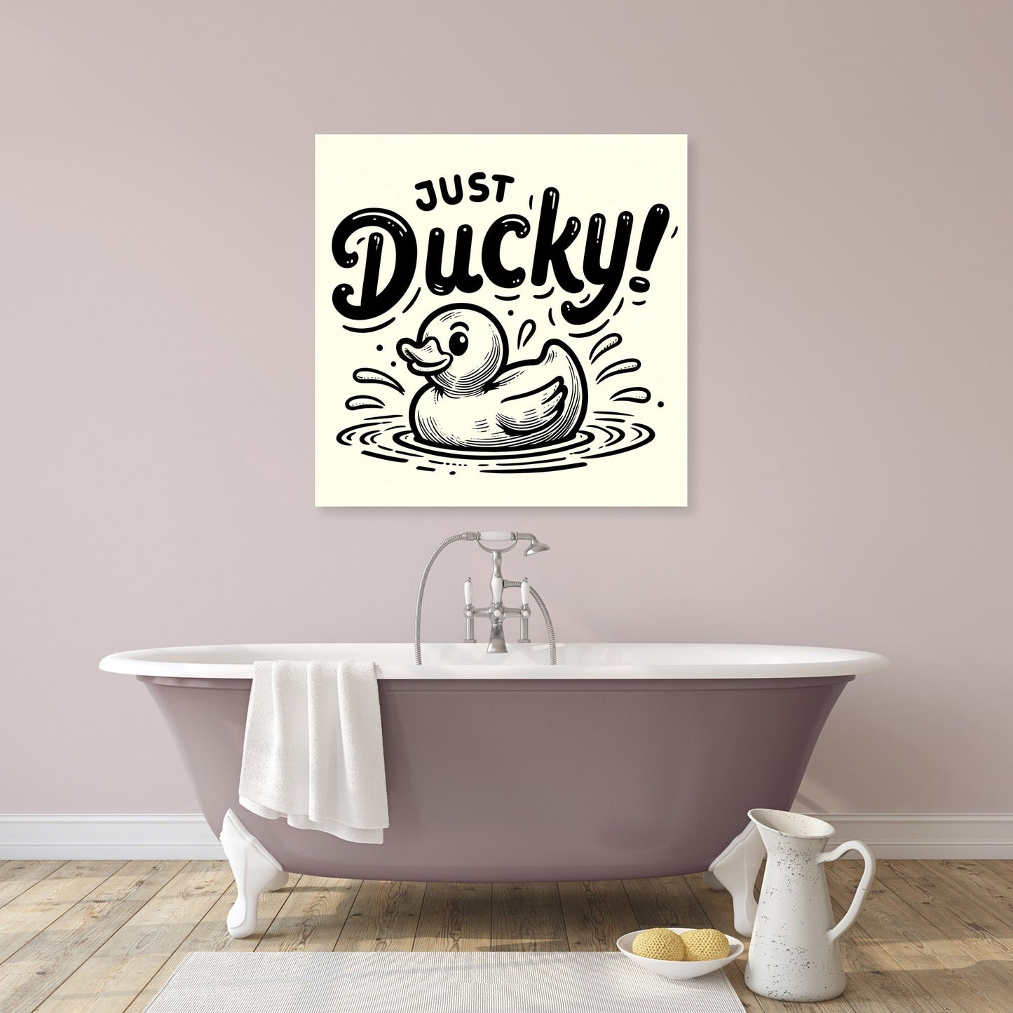 Just Ducky Delight Canvas