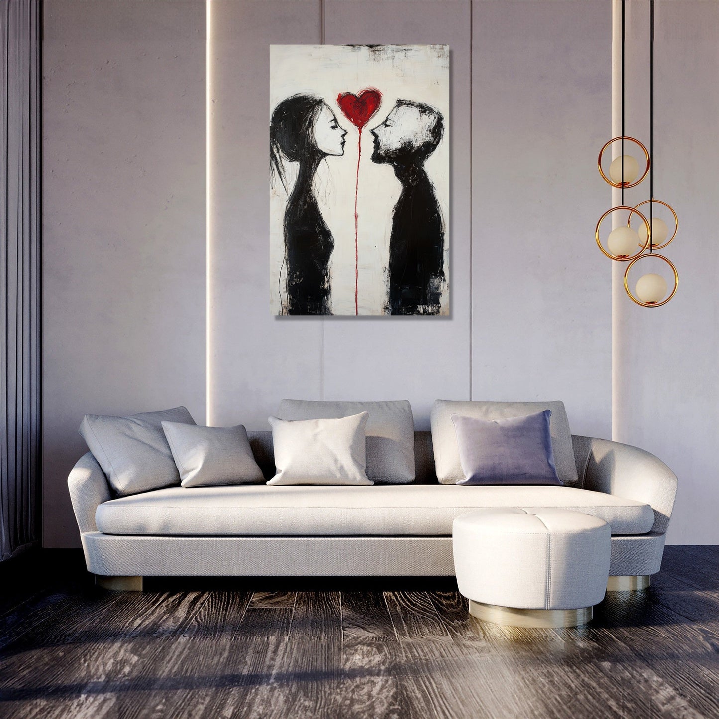 Heartline Connection Canvas