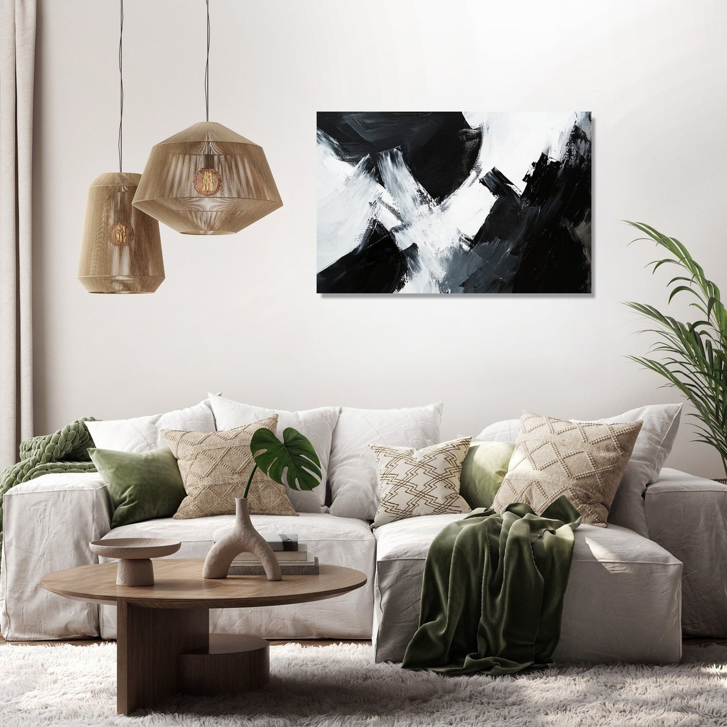 Angular Elegance Canvas