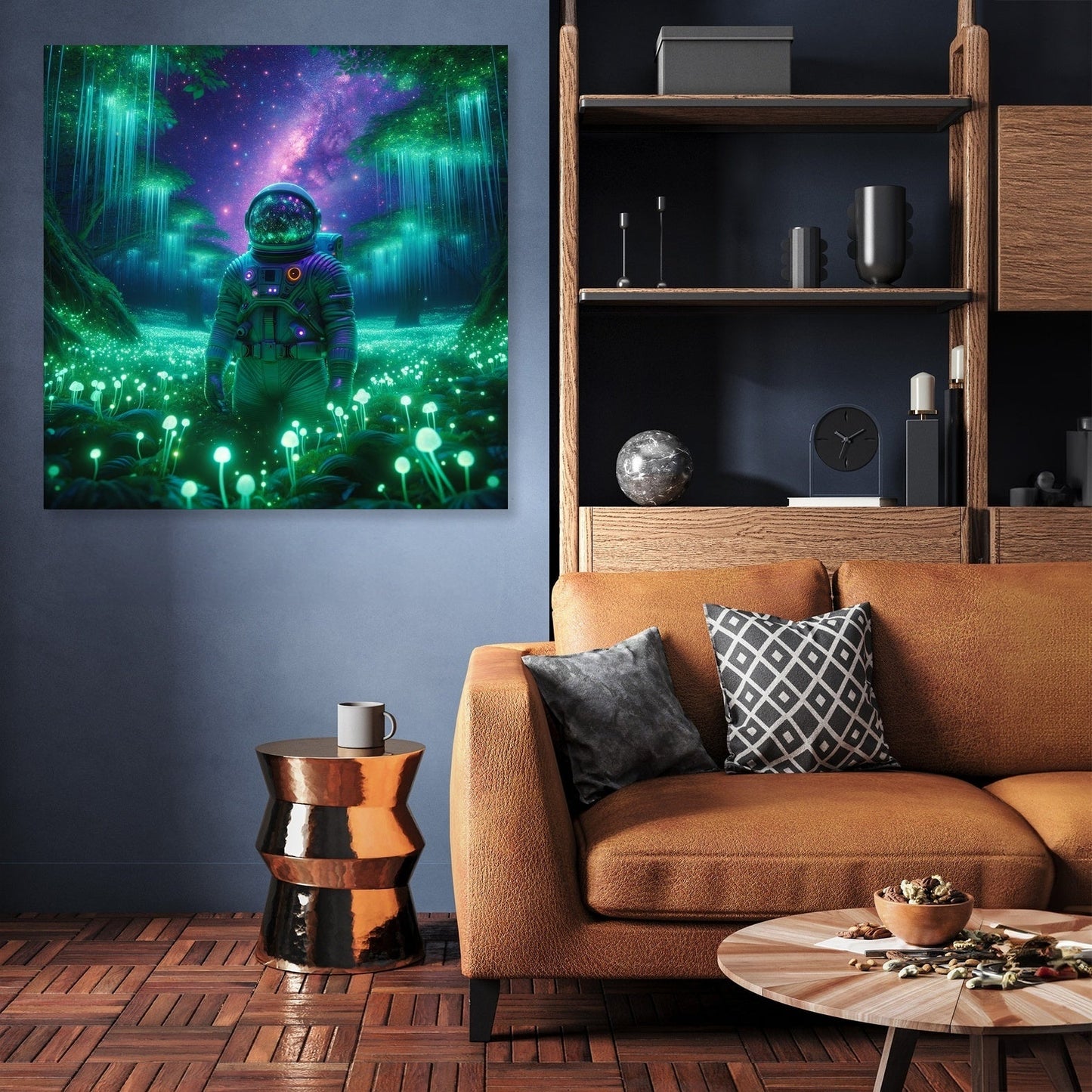 Cosmic Jungle Canvas