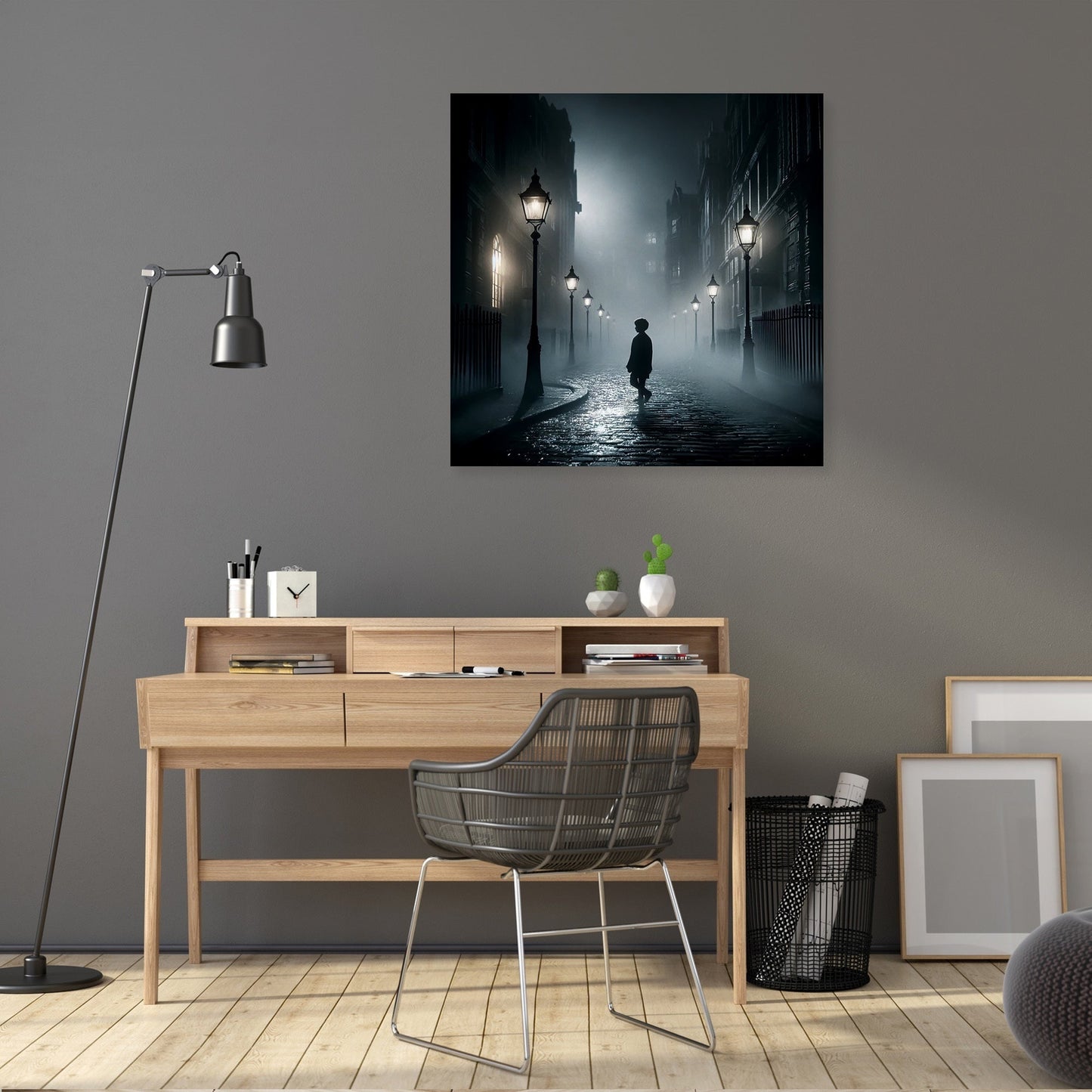 Lost in London Fog Canvas