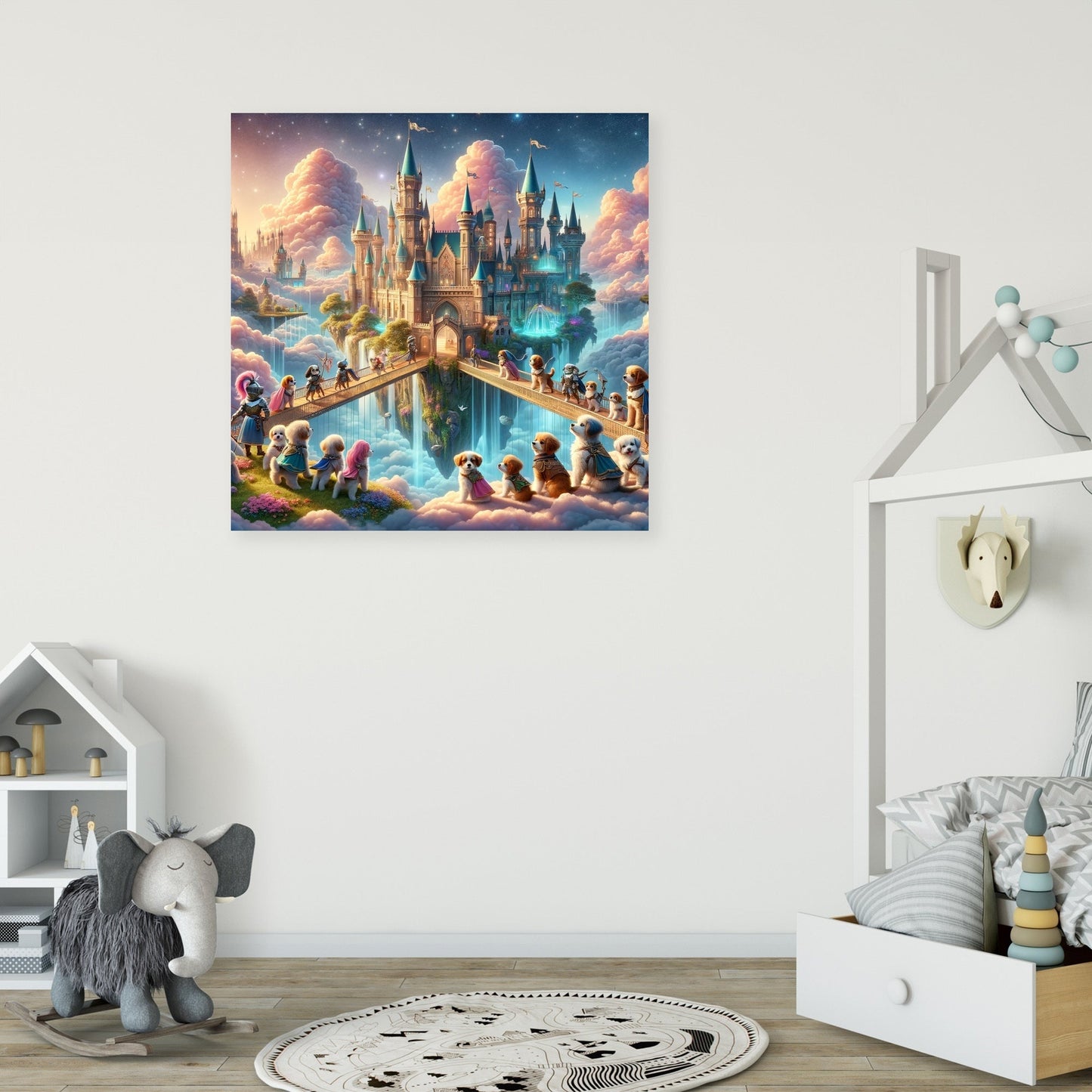 Skyward Castle Canvas