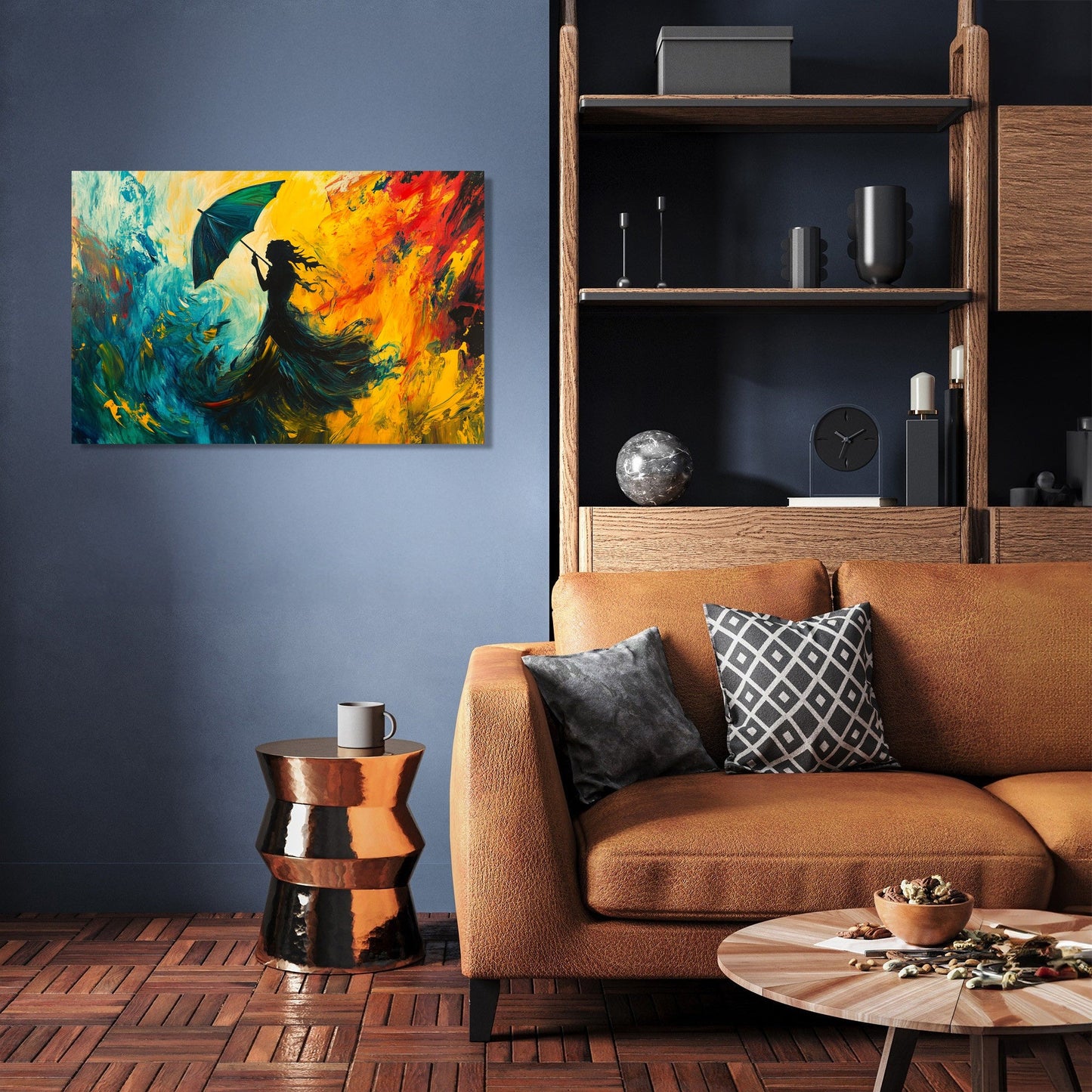 Dancing Umbrella Canvas