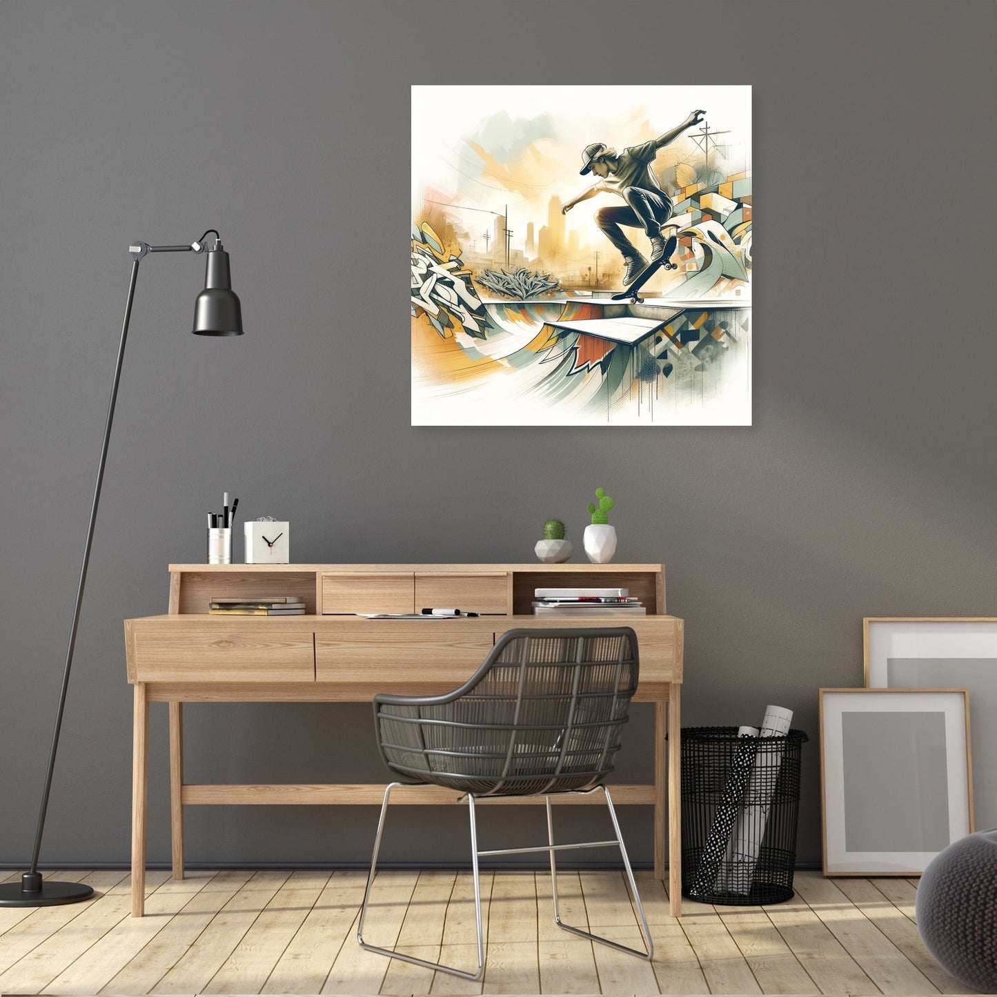 Skate and Spray Canvas