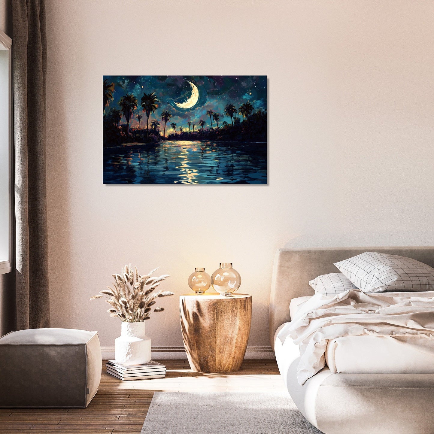 Moonlit Oasis Canvas
