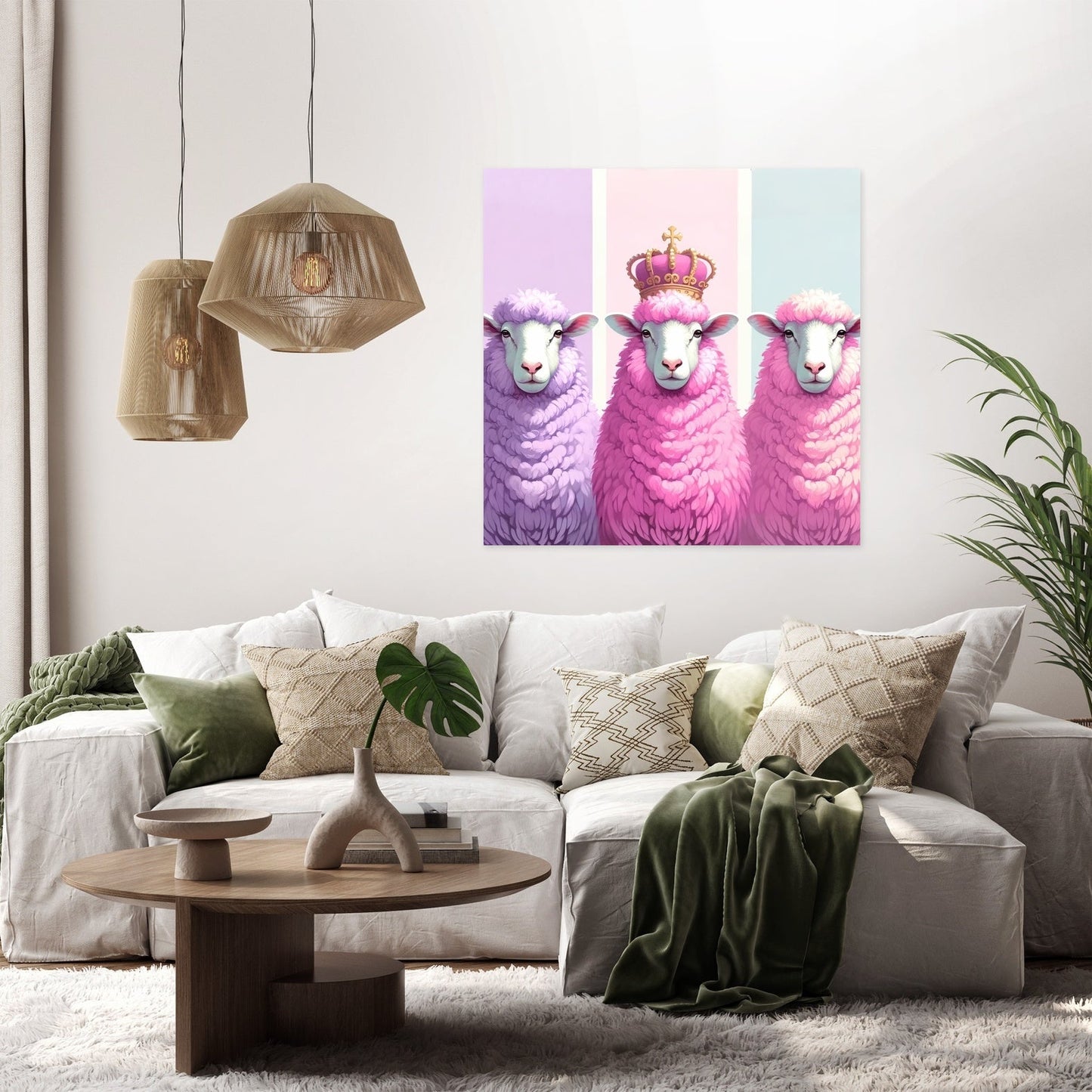 Regal Flock Canvas