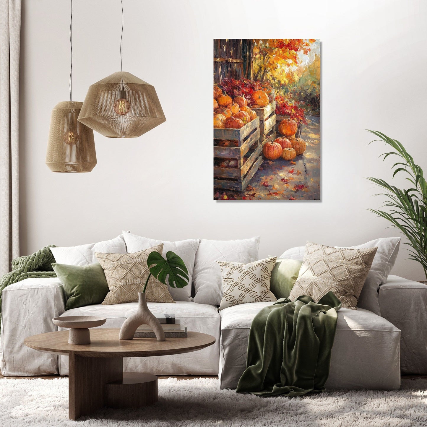 Golden Harvest Memories Canvas
