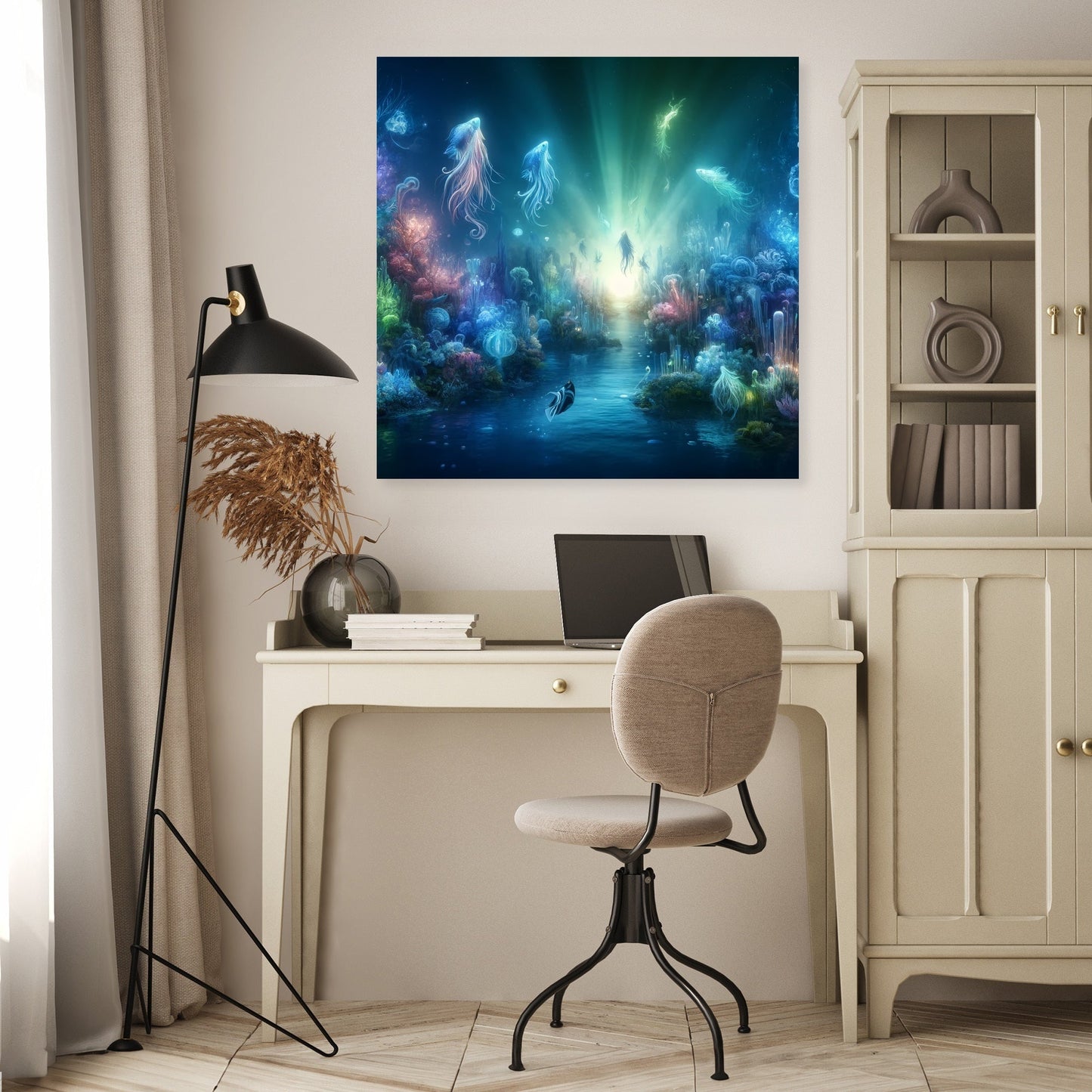 Luminous Lagoon Canvas