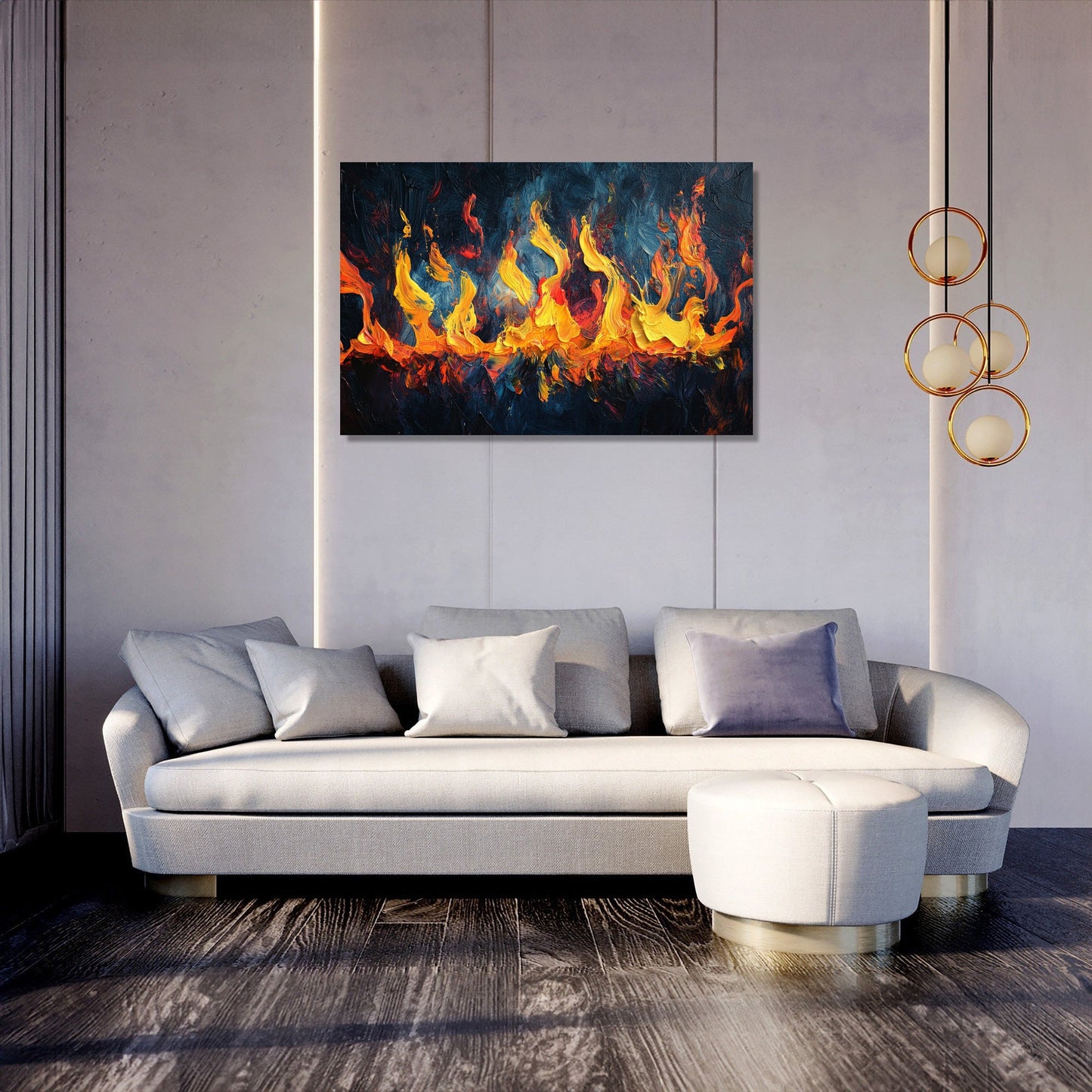 Dancing Flames Canvas