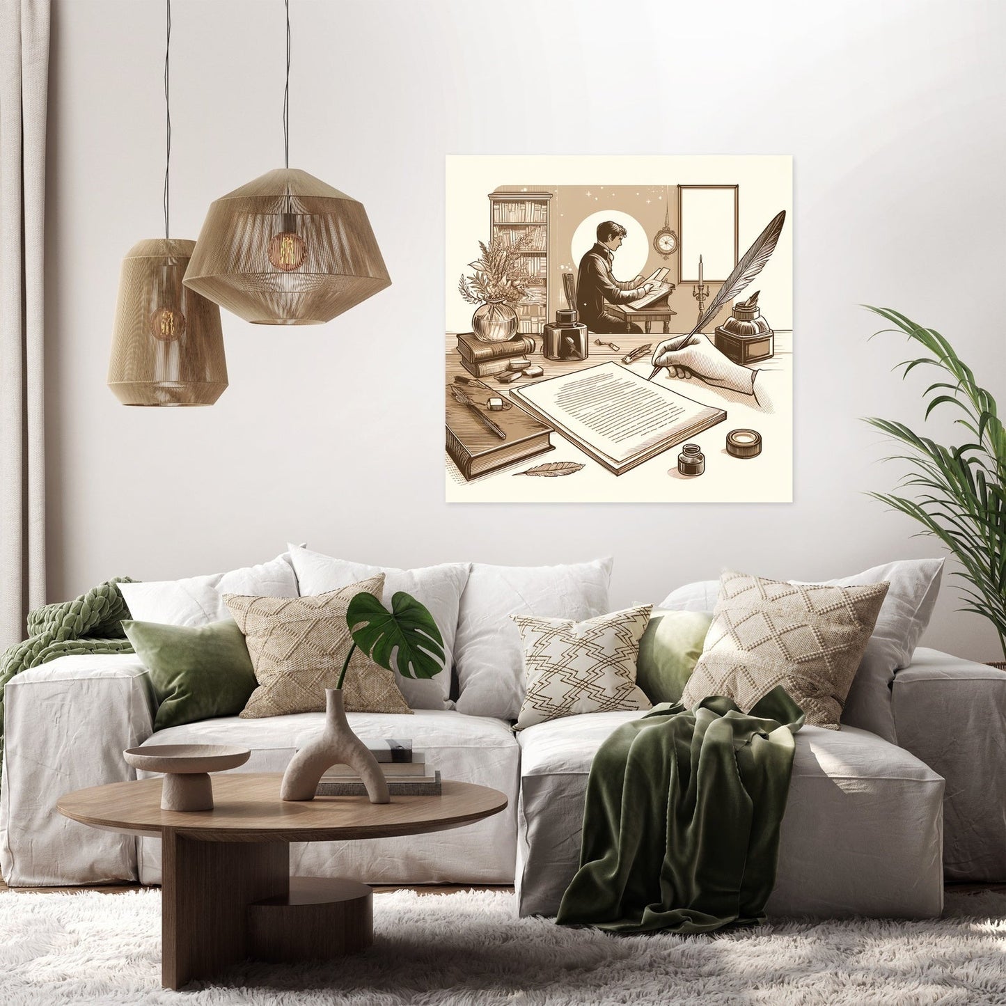 Nostalgic Poet Canvas