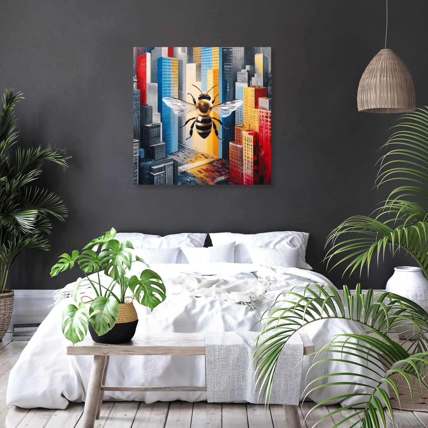 Bee in the City Canvas