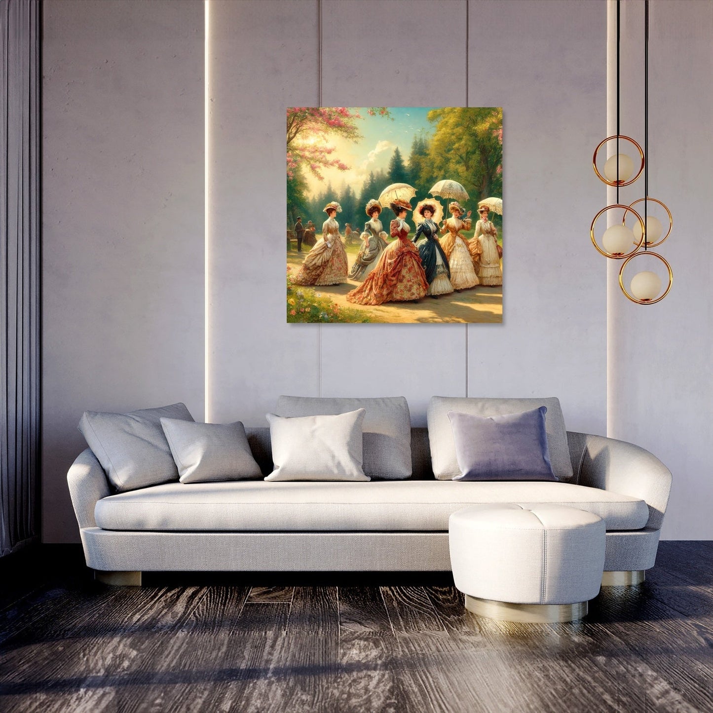 Victorian Spring Elegance Canvas