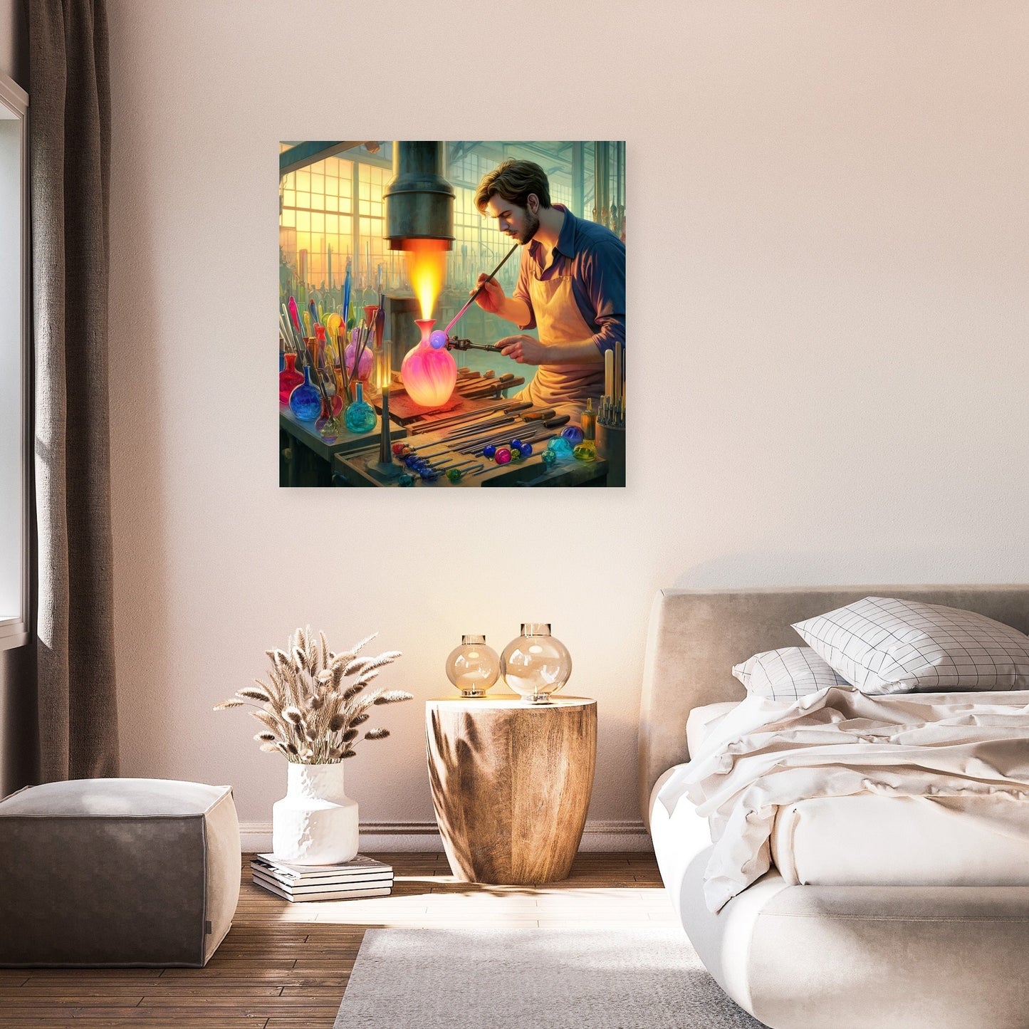 Glassblower's Artistry Canvas