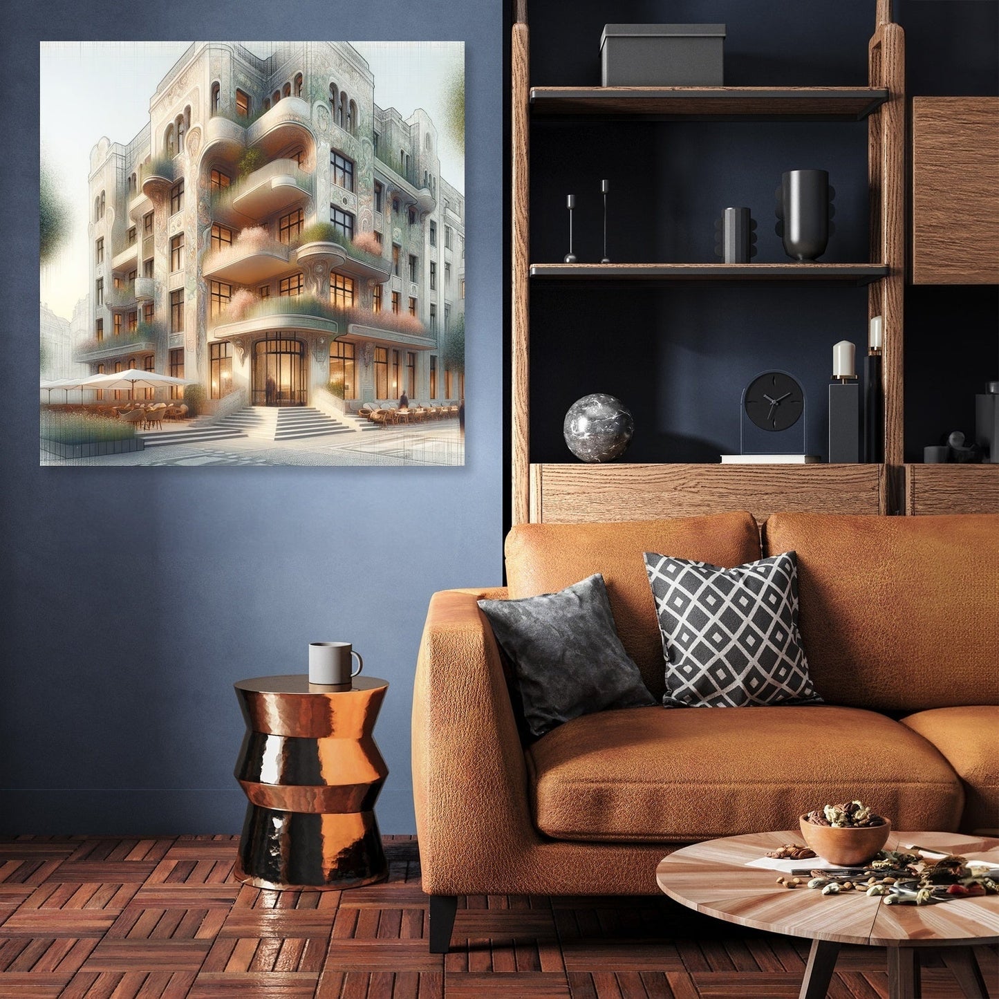 Art Nouveau Harmony Canvas