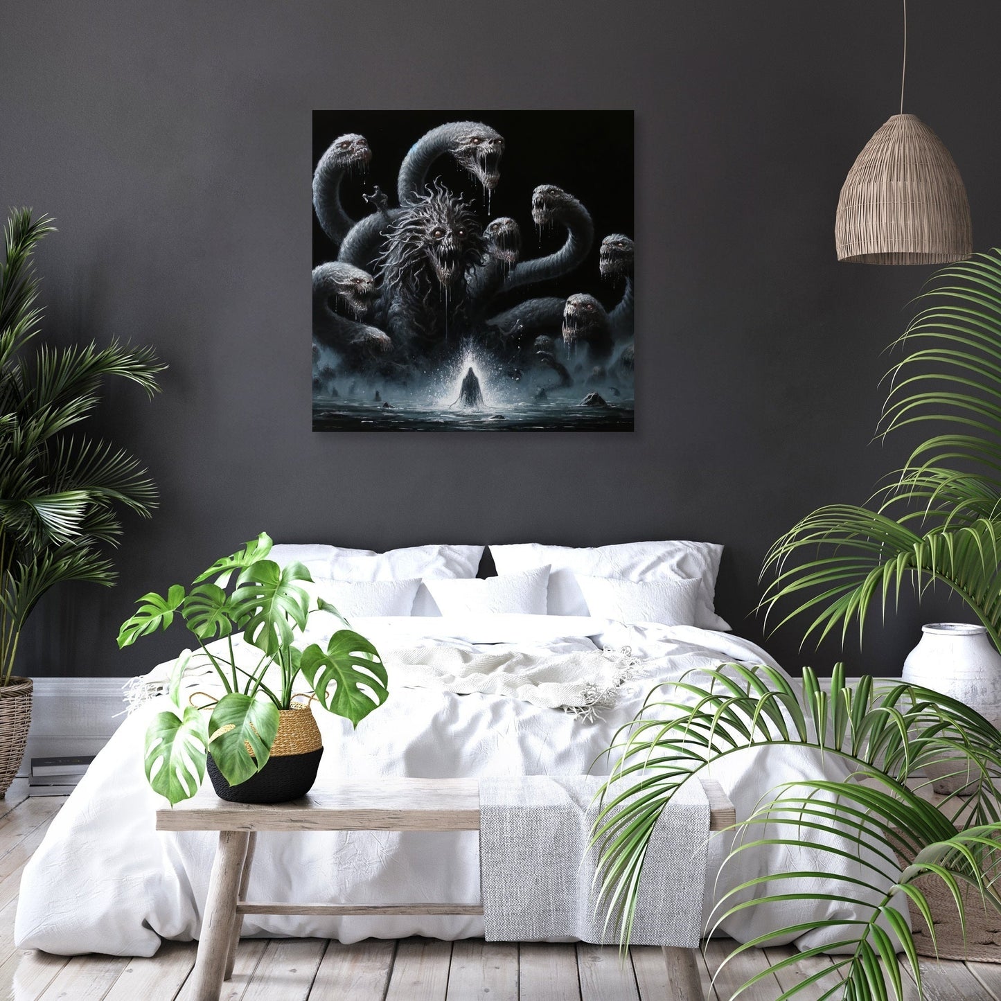 Swamp Battle Canvas