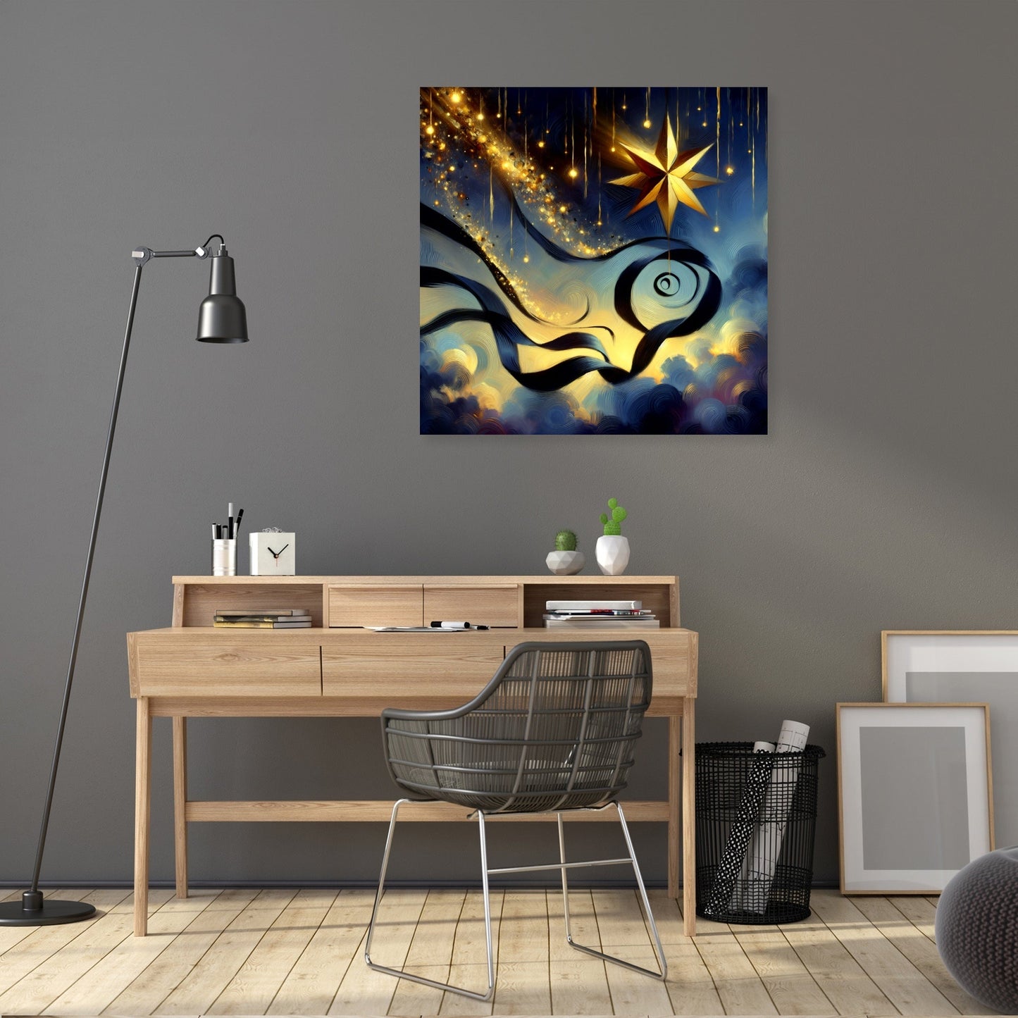 Twilight Mystery Ribbon Canvas