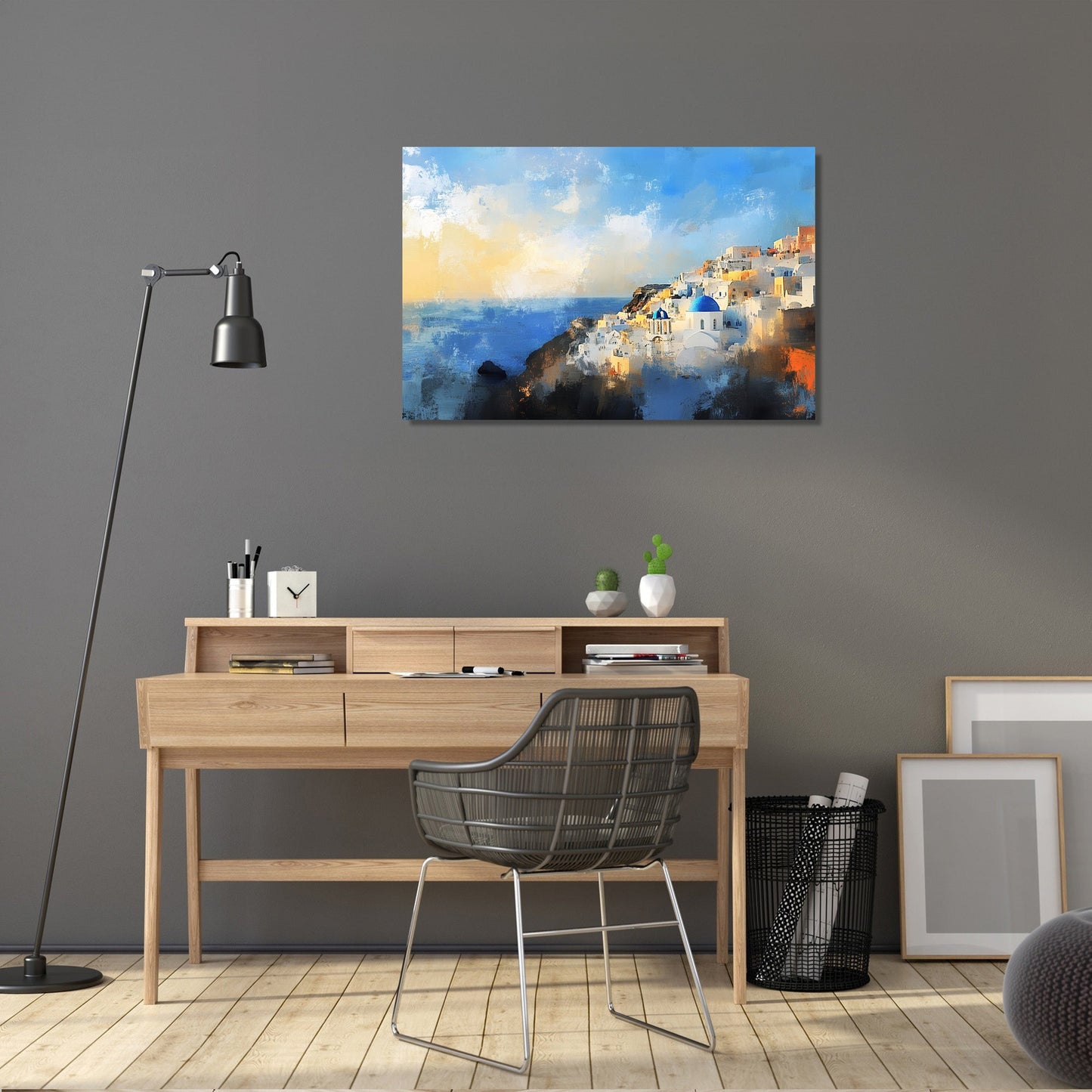 Oia Sunrise Canvas