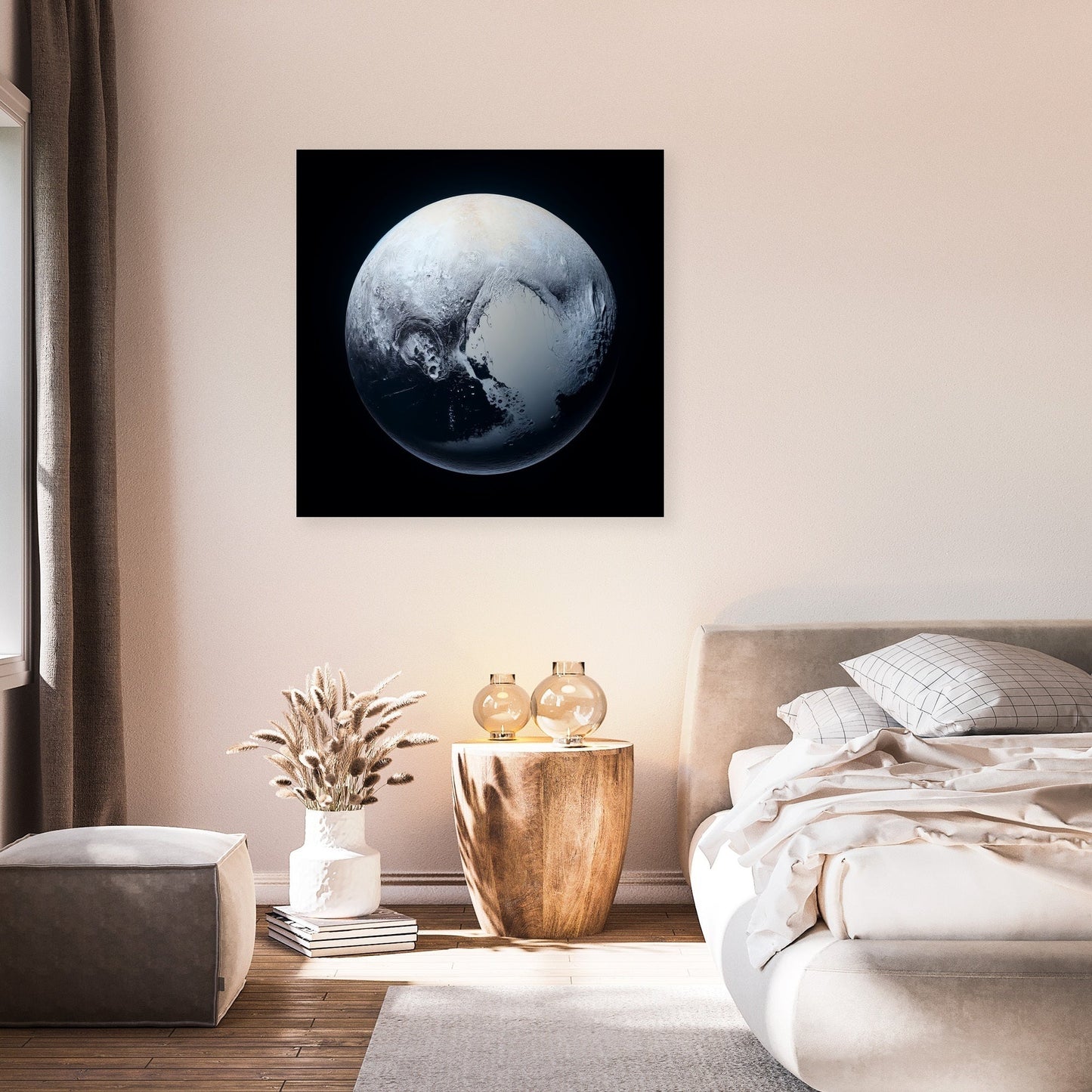 Pluto's Cosmic Isolation Canvas