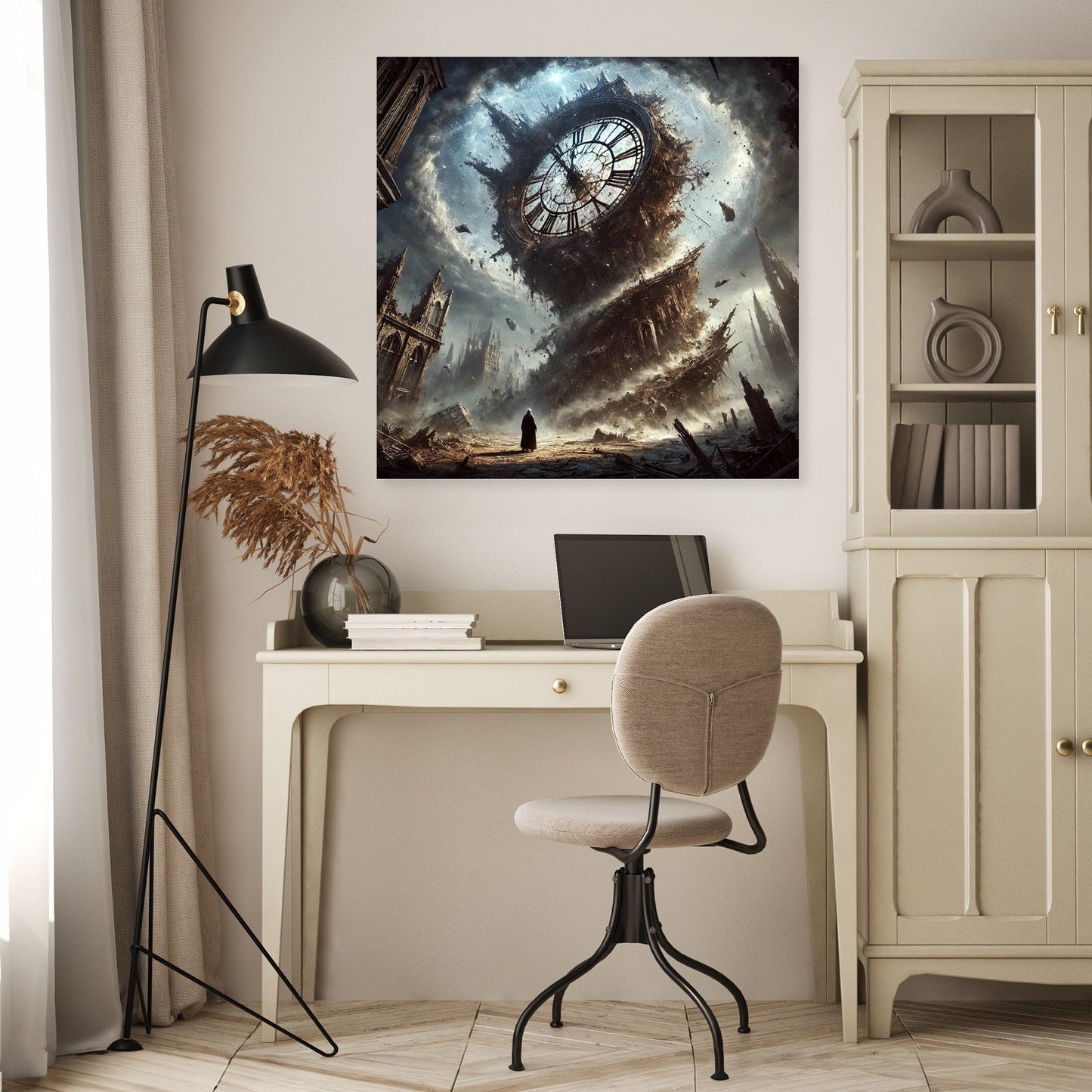 Fractured Time Canvas