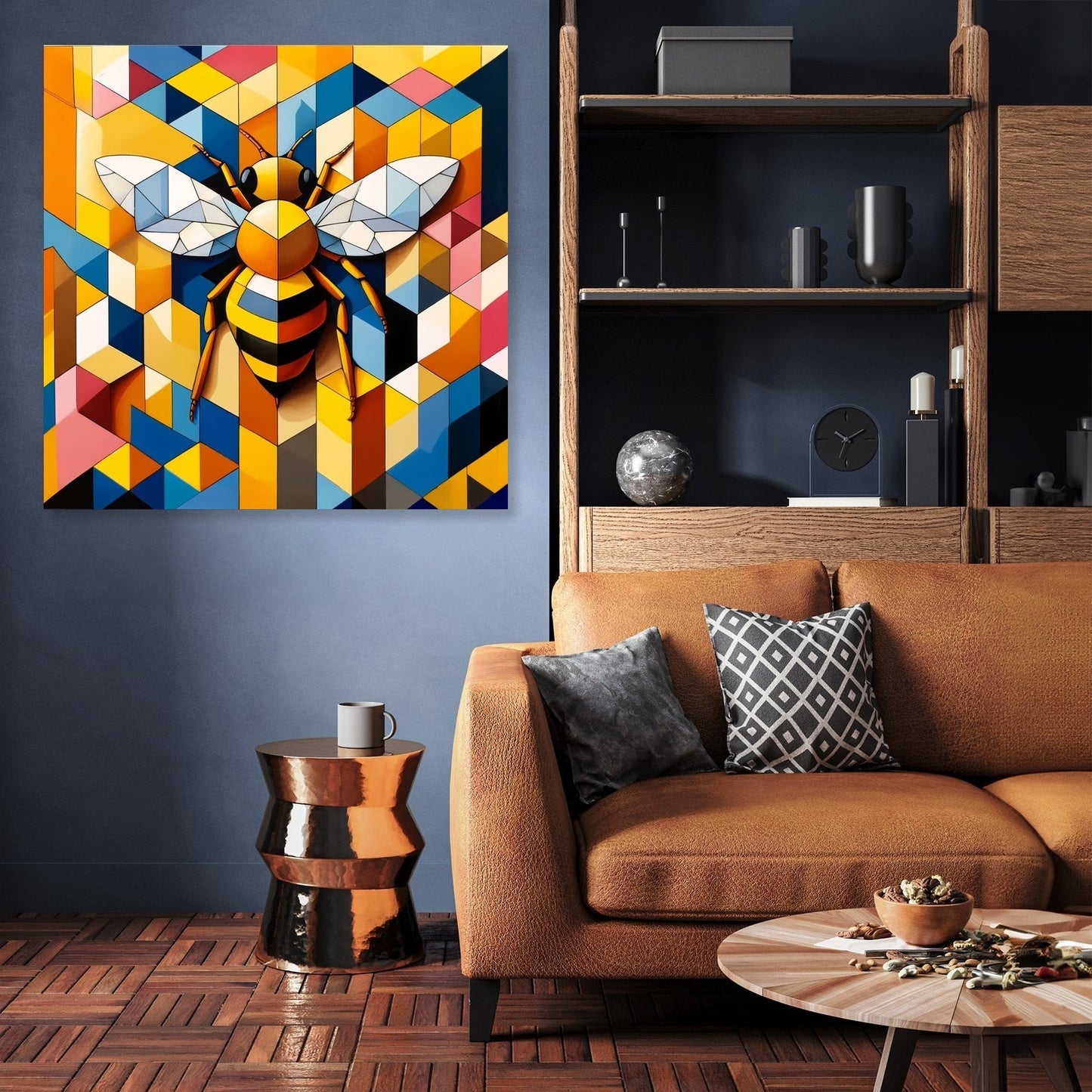 Harmony of the Hive Bee Canvas