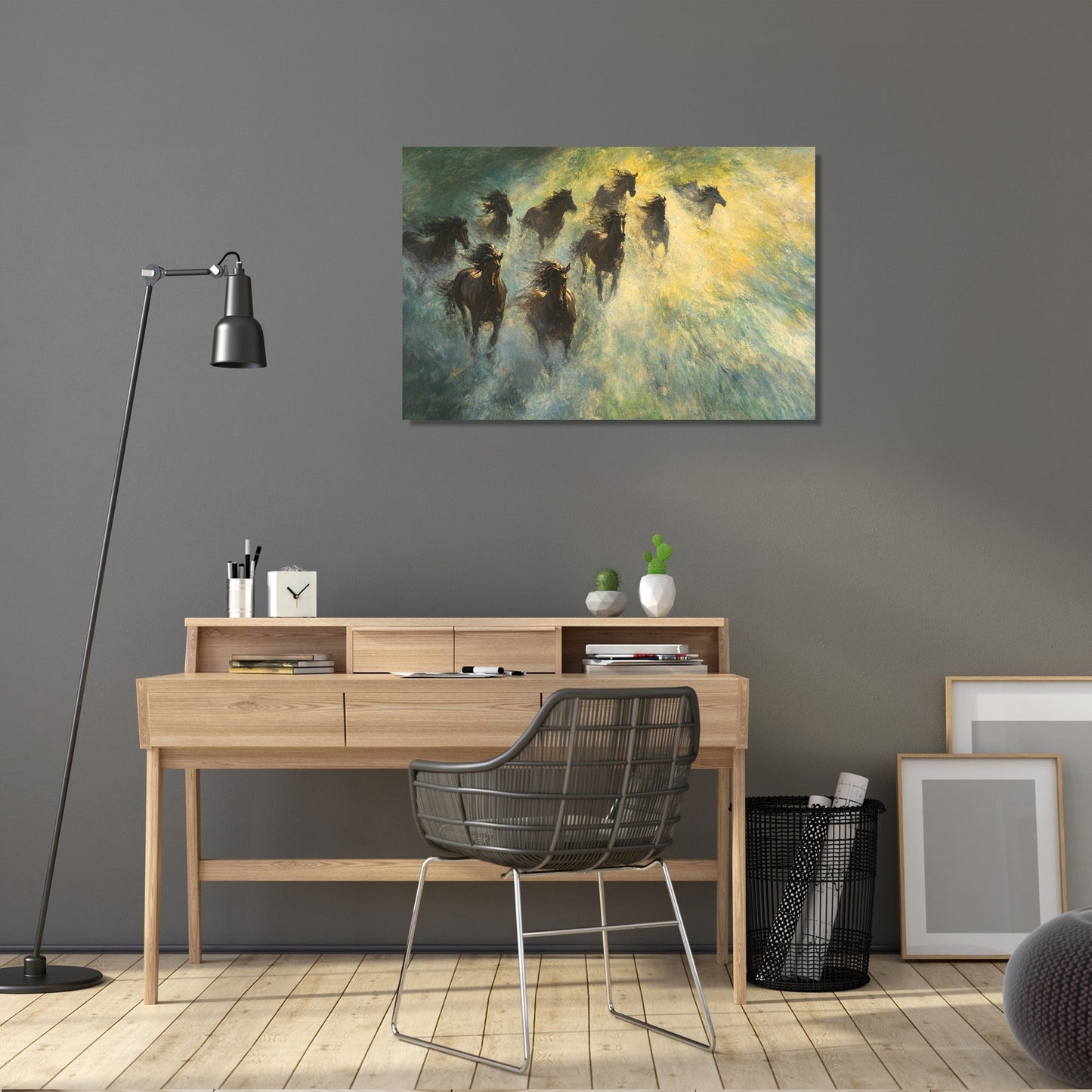Galloping Horses Canvas
