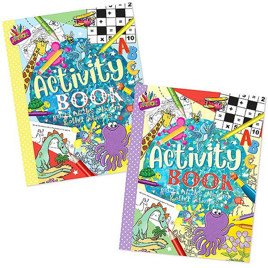 Children's Fun Activity Book in 2 Assorted Designs (single)