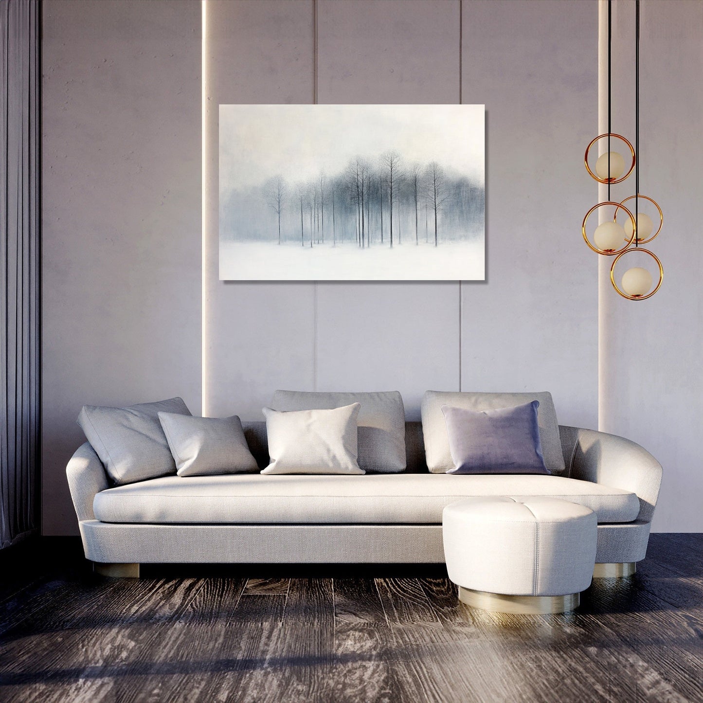 Misty Forest Canvas