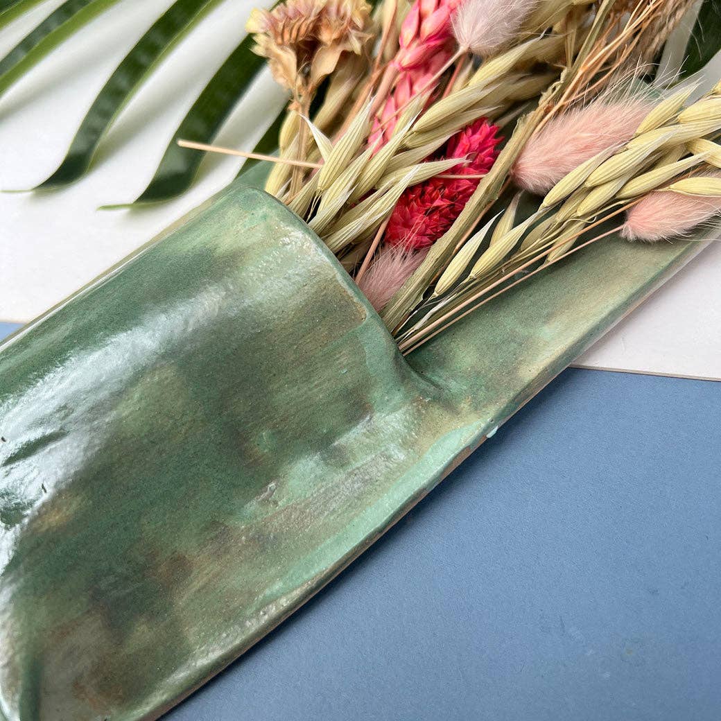 Plain Green Hanging Vase