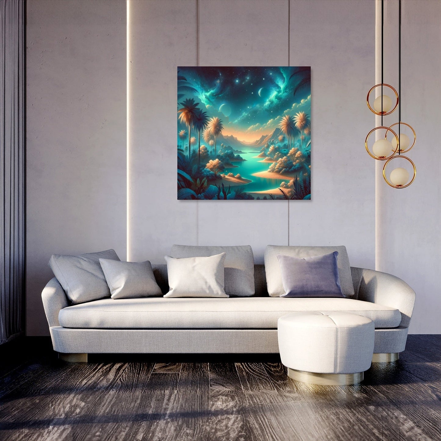 Celestial Oasis Canvas