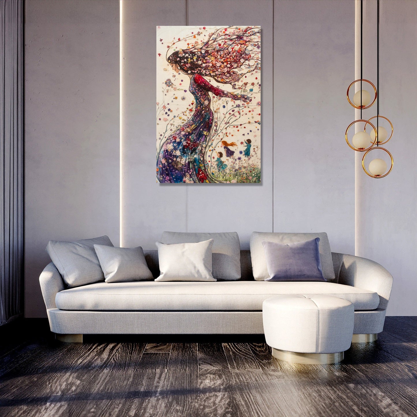 Blossoming Mother Canvas
