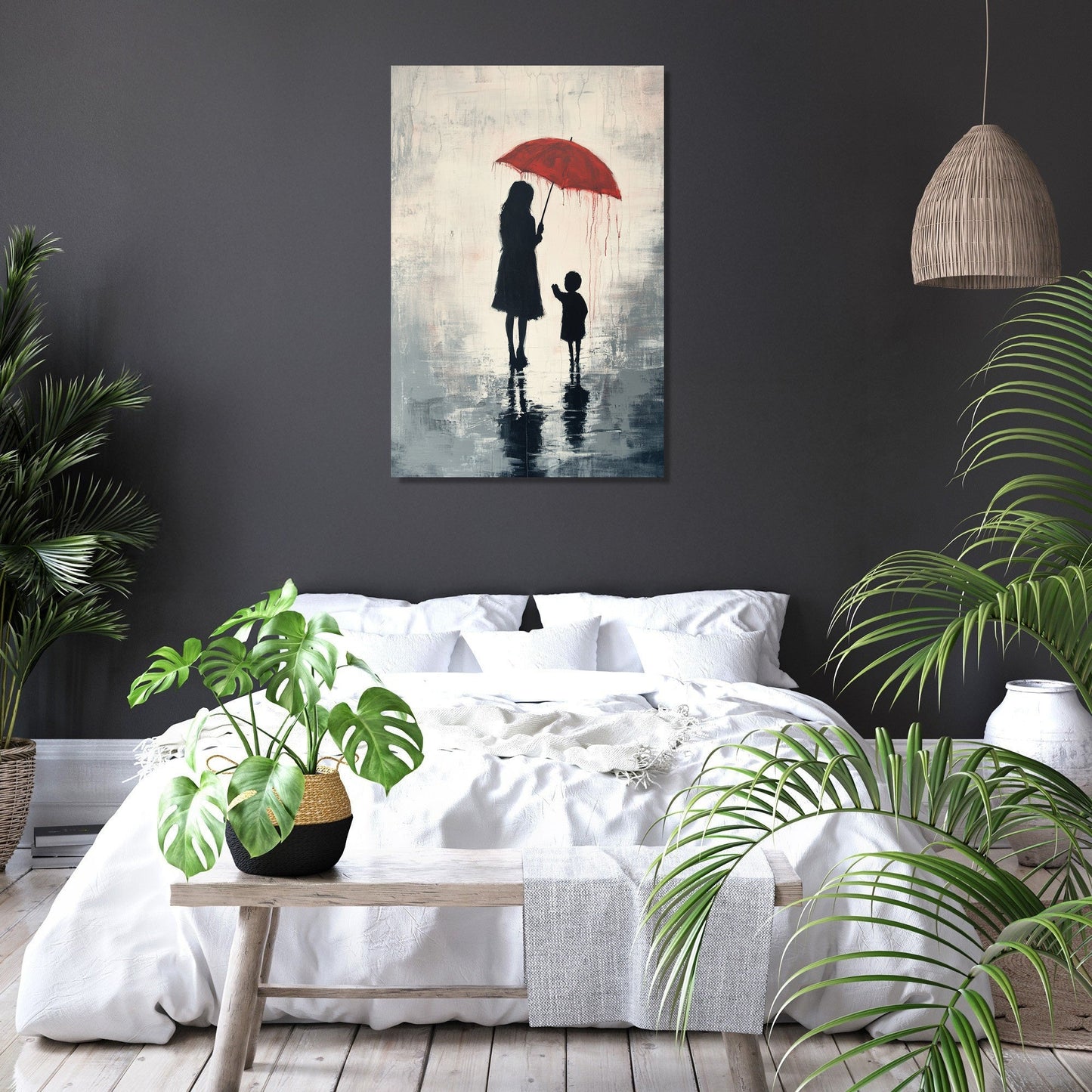 Shelter Under Umbrella Canvas