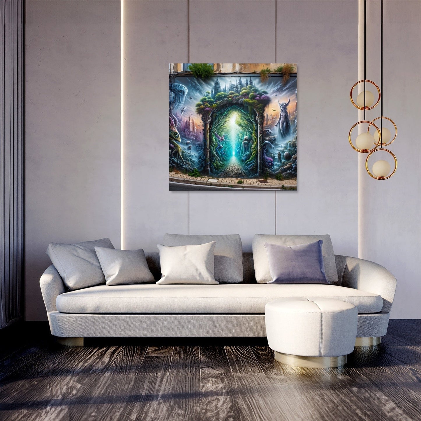 Graffiti Gateway Canvas