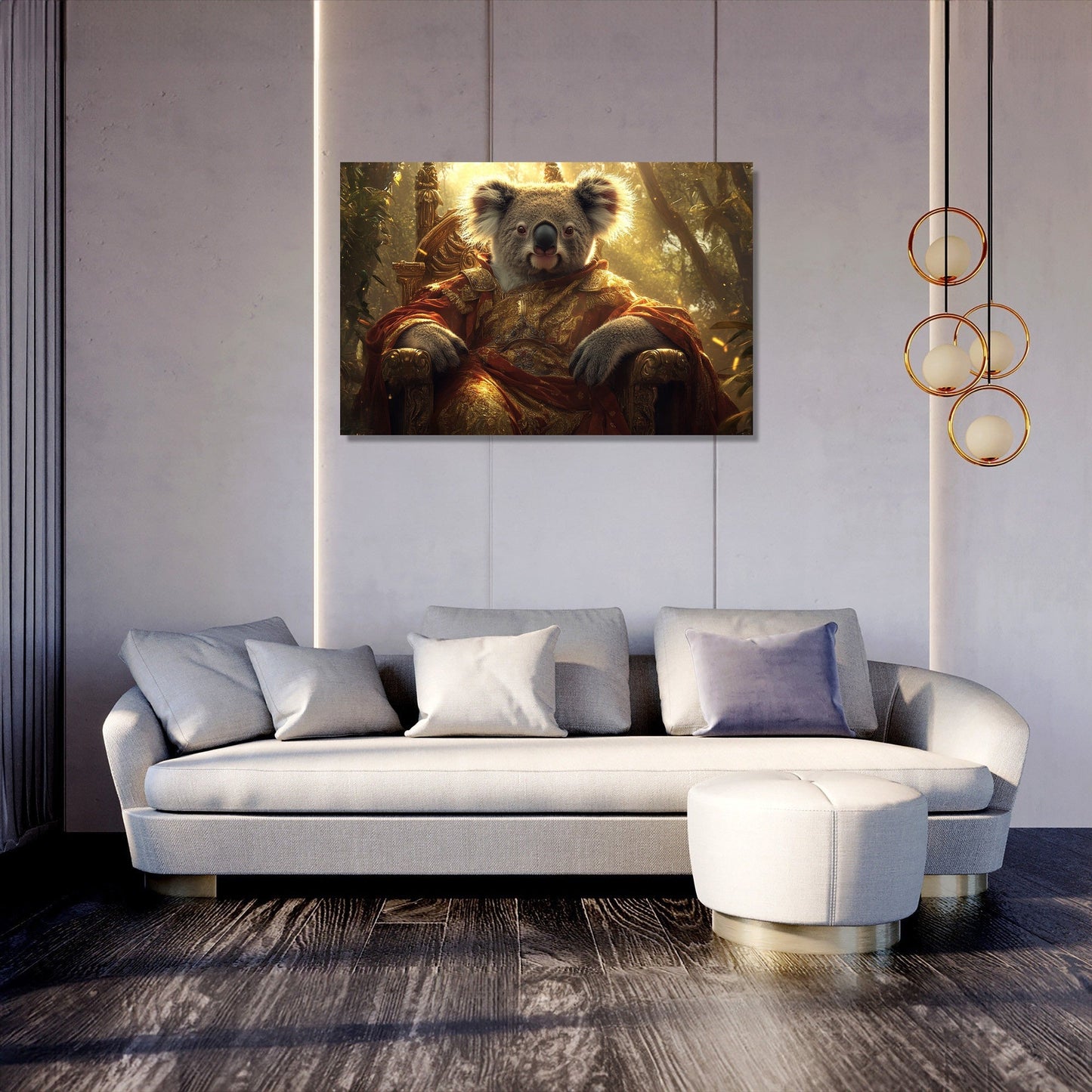Twilight Majesty Koala Canvas