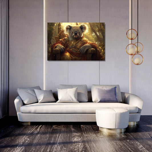 Twilight Majesty Koala Canvas