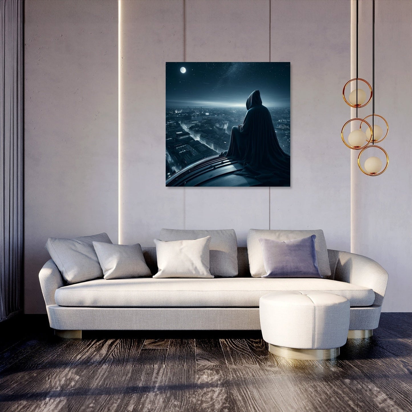 Watcher of the Night Canvas