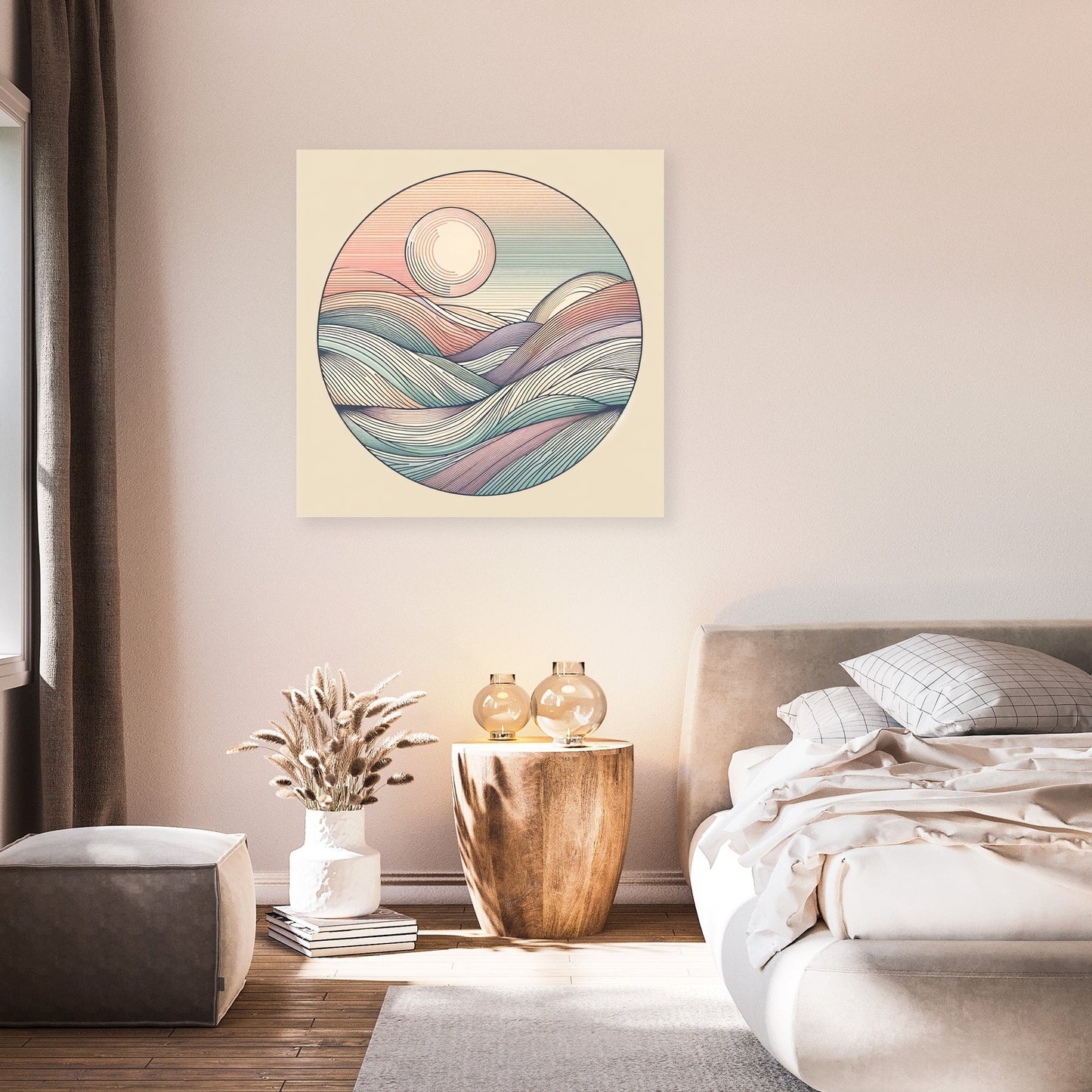 Pastel Serenity Canvas