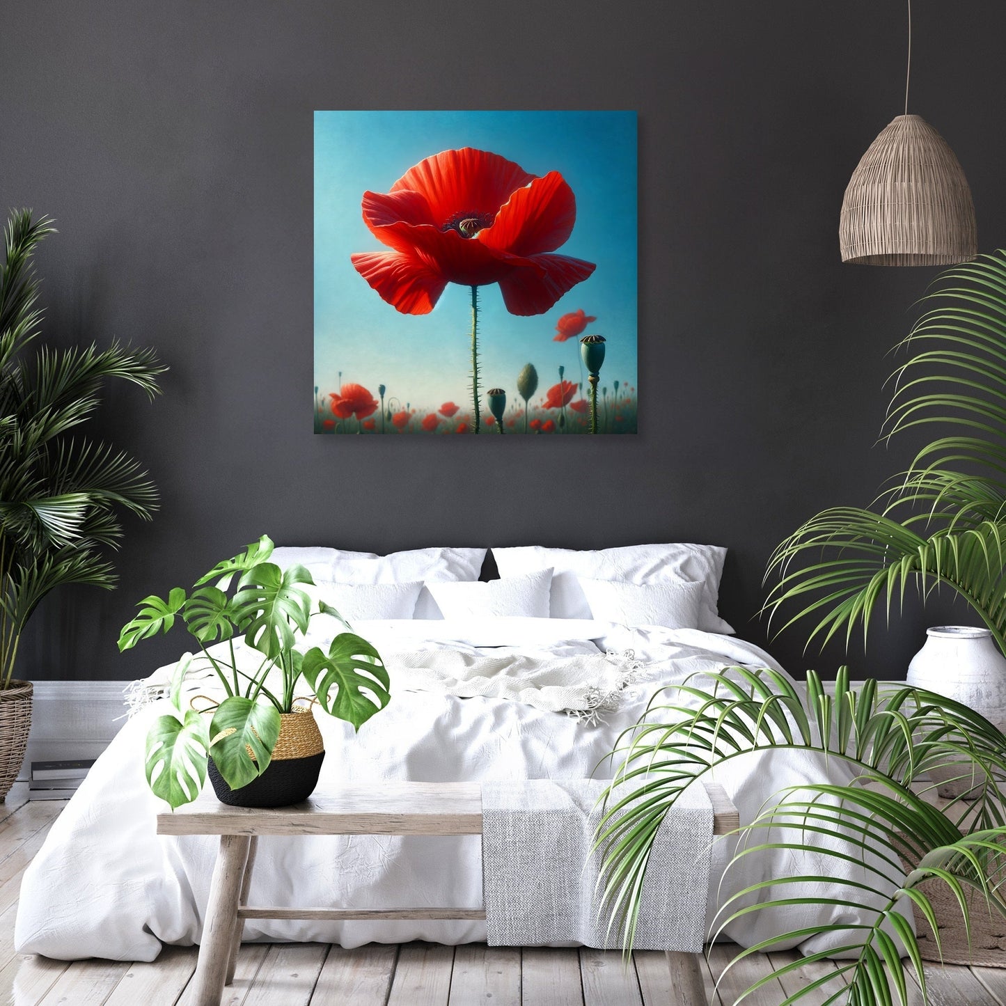 Elegance in Bloom Canvas