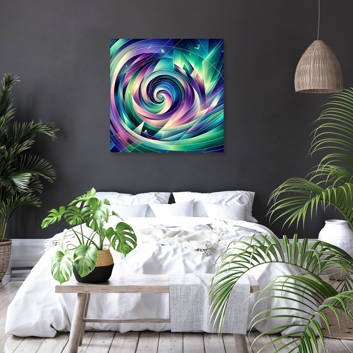 Aurora Geometry Canvas