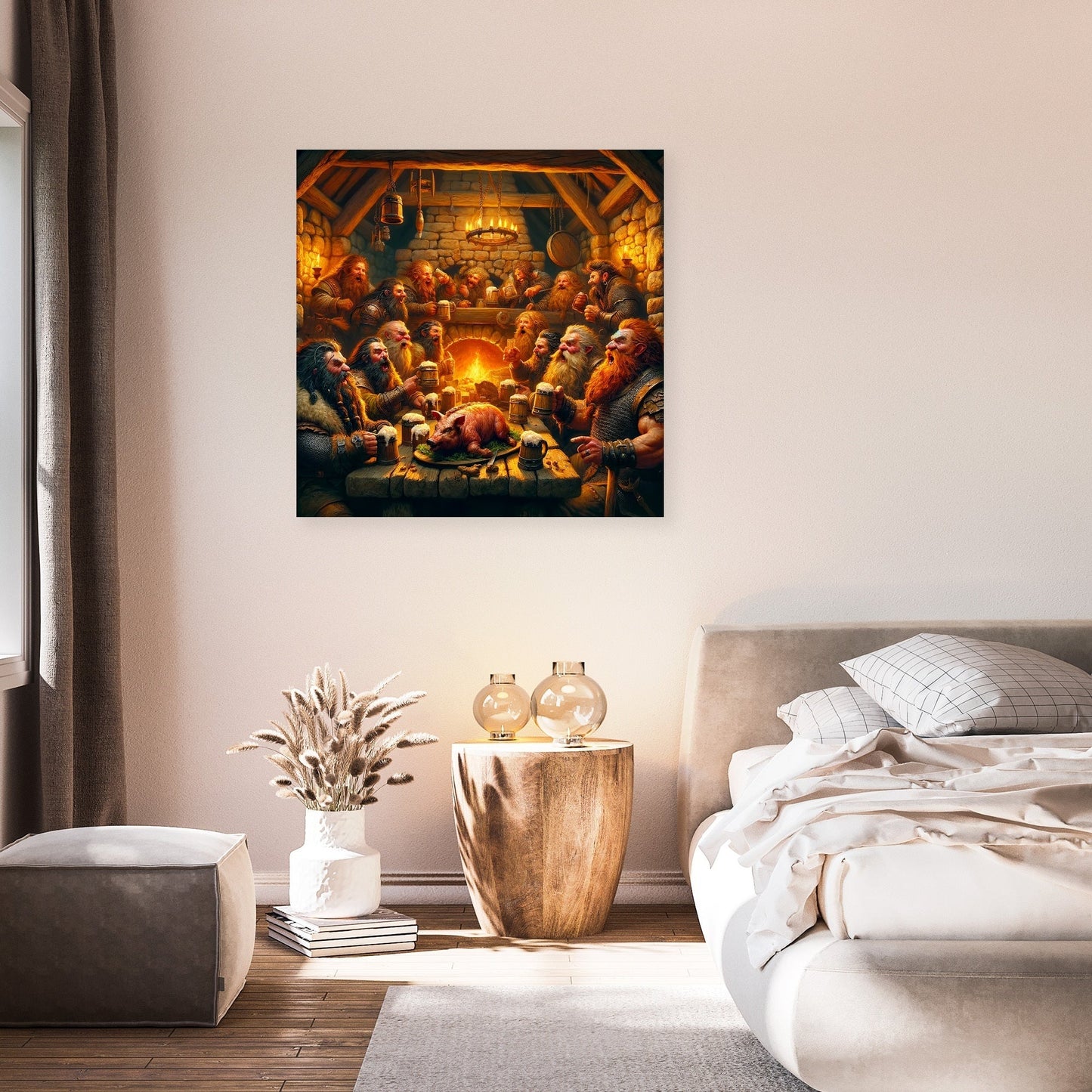 Dwarven Hearth Tales Canvas