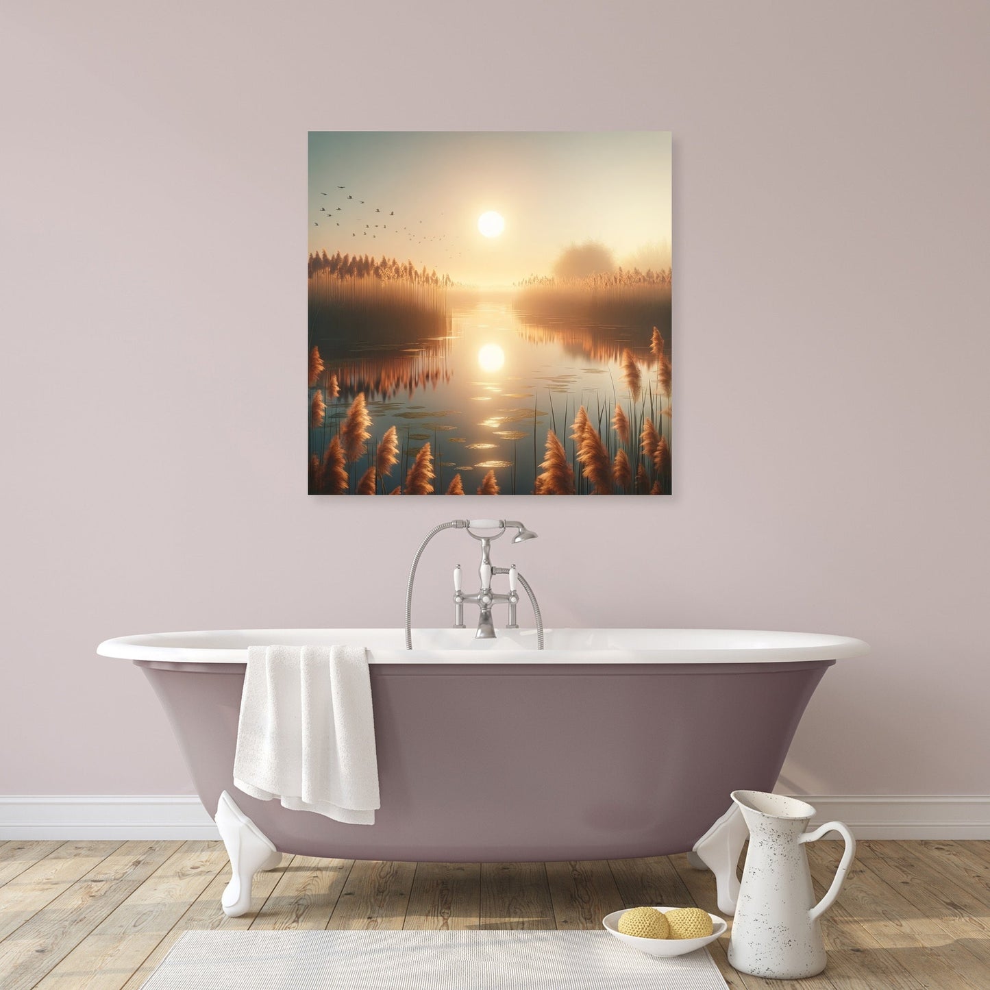 Marshland Sunrise Canvas