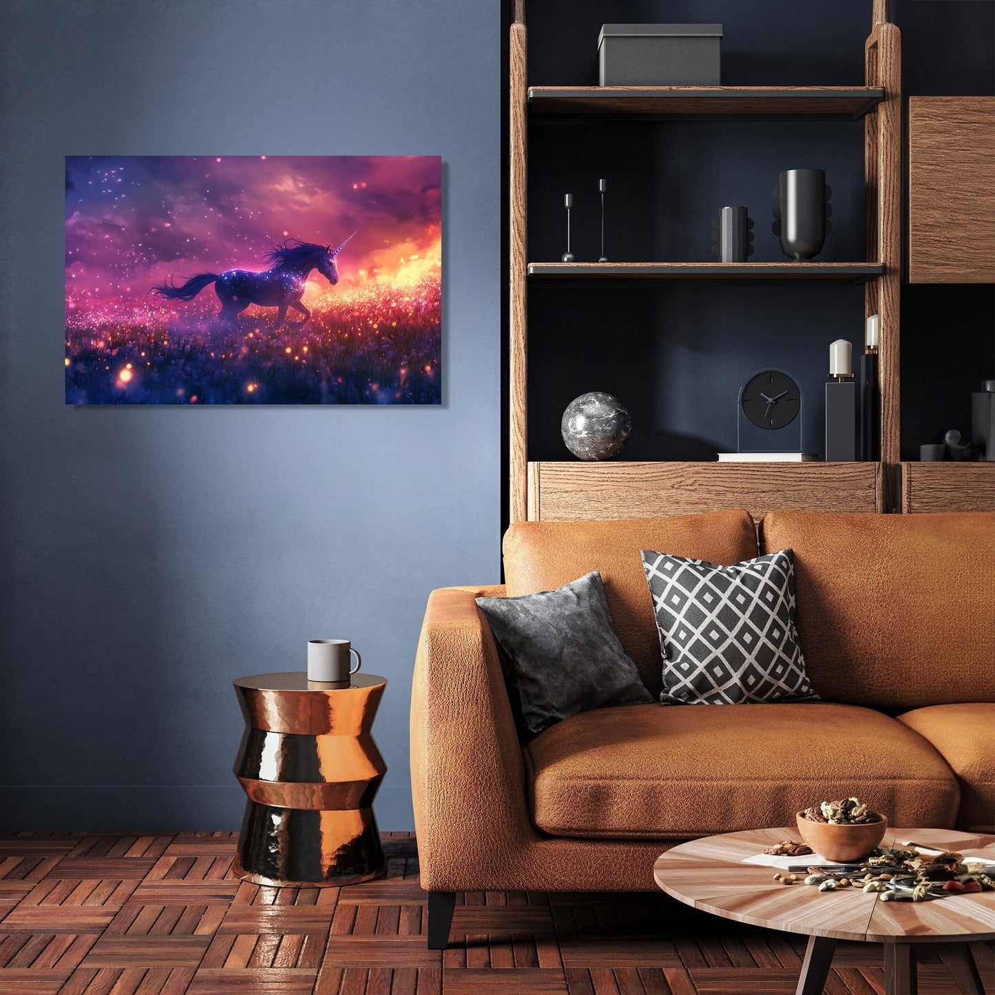 Unicorn Firefly Dreamscape Canvas