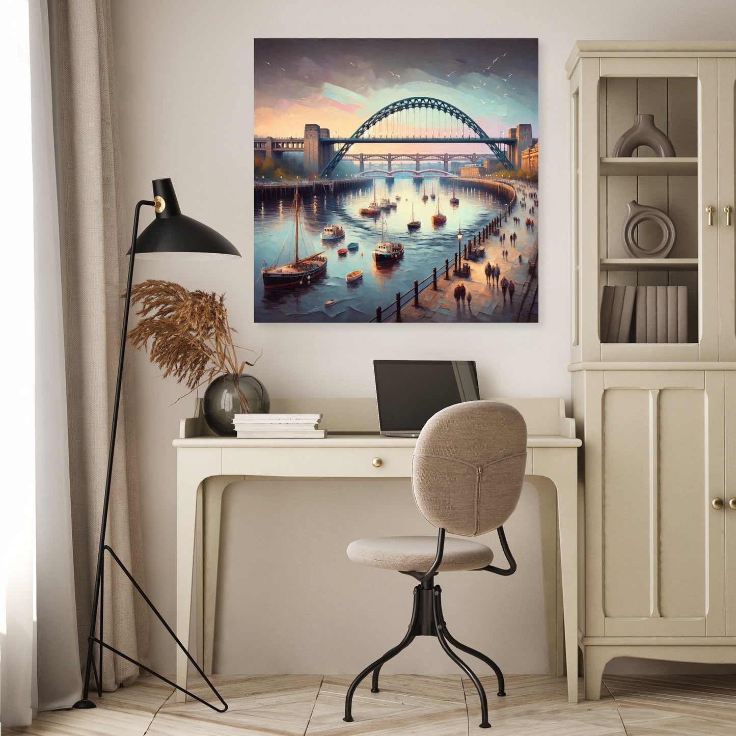 Newcastle Quayside Serenity Canvas