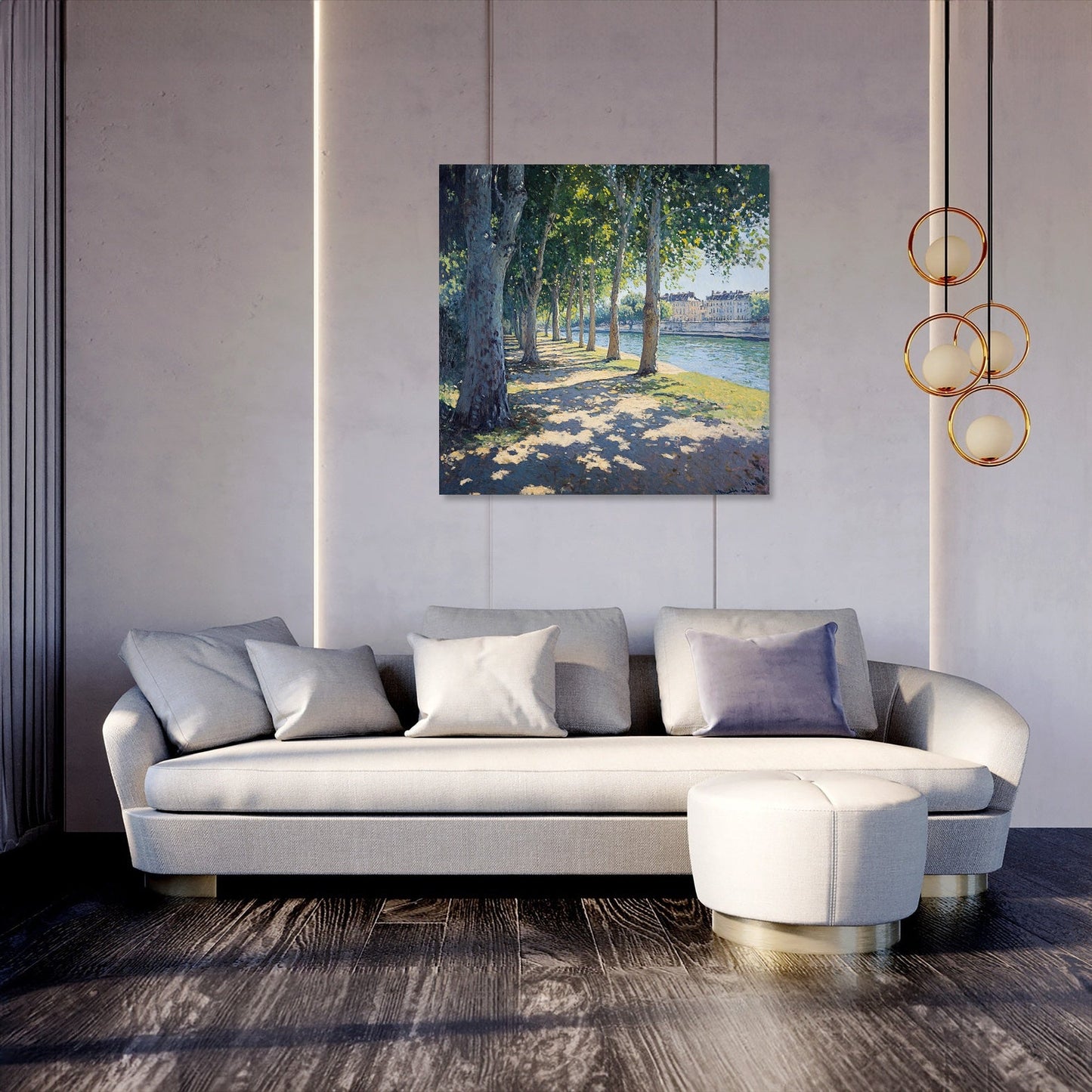 L'Île du Ramier Canvas